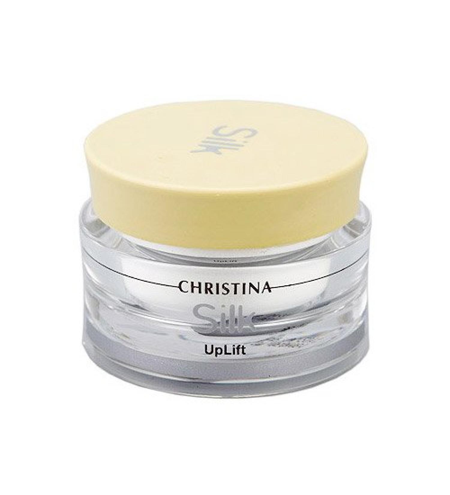-CHRISTINA- Silk Uplift Cream for Face | Face Moisturizer Intensively Nourishes Restores and Protects the Dry Sensitive Skin Types 50ml