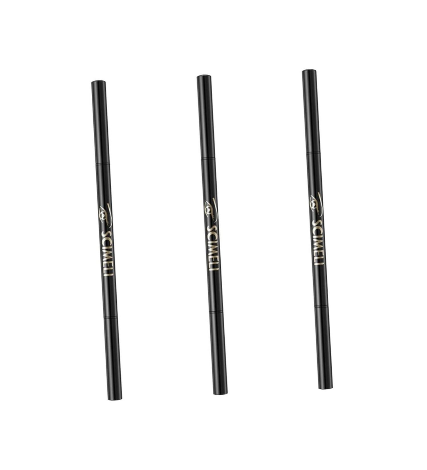 Balacoo 3pcs 2 1 Eyebrow Makeup Tools Mechanical Pencil Eyeliner Pencil Automatic Rotating Pencil To Rotate 1 count (Pack of 1) Greyx3pcs - Buy Online on GoSupps.com