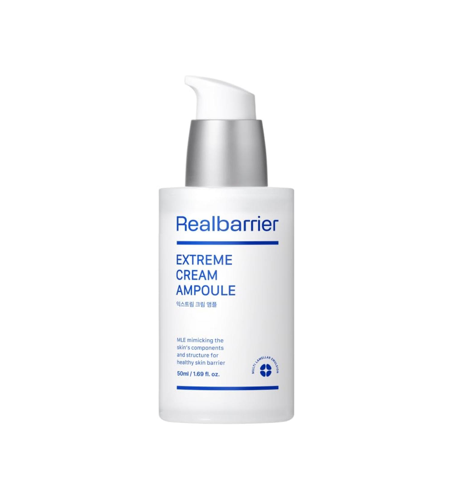 Real Barrier Extreme Cream Ampoule 1.69 Fl Oz - Best Face Moisturizer for Dry & Sensitive Skin | Korean Skin Care Skin Barrier Repair & Strengthening Serum - Buy Online on GoSupps.com