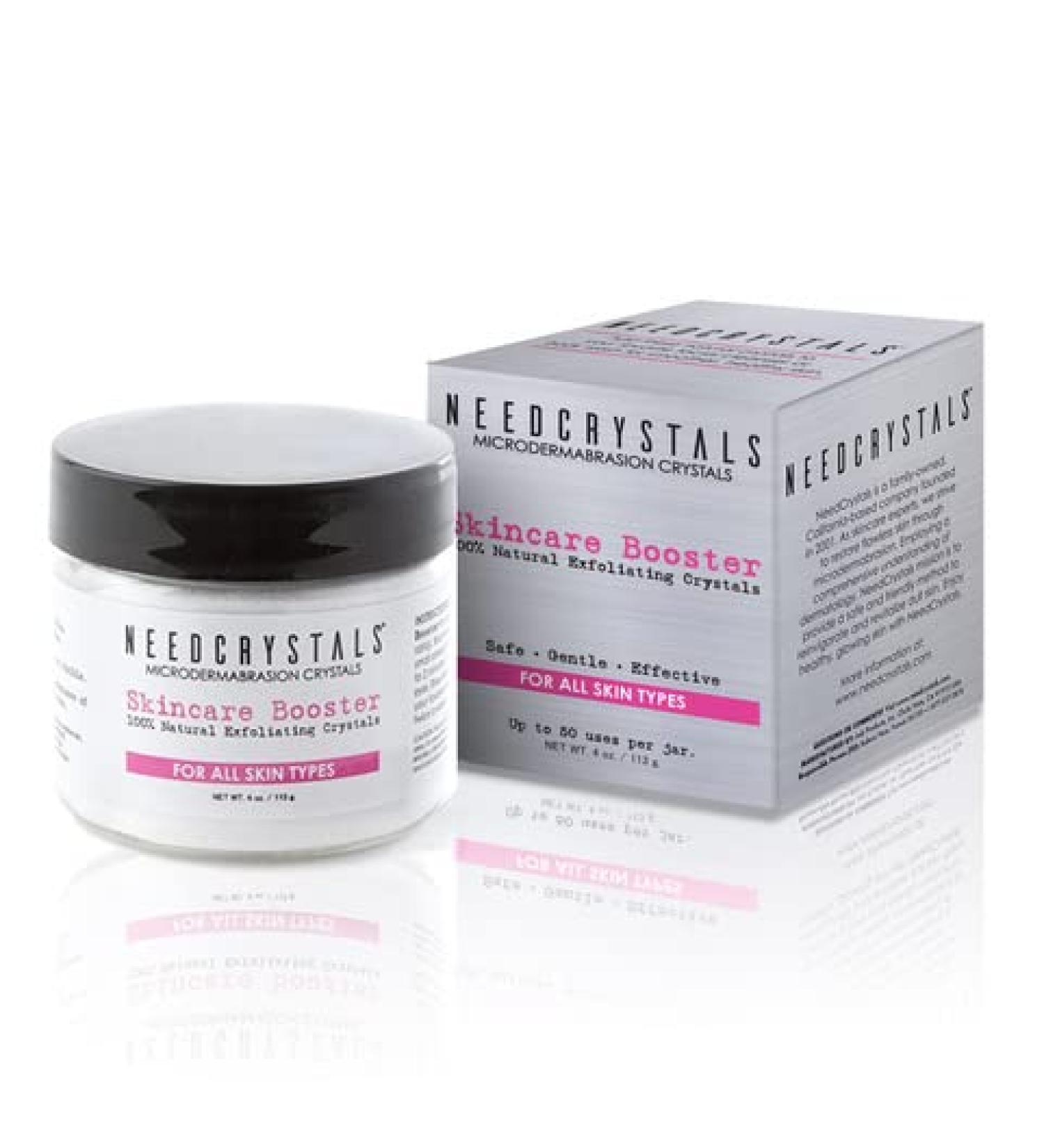 NeedCrystals Microdermabrasion Crystals 4 oz - Natural DIY Facial Scrub for Skin Texture, Scars, Blackheads, Wrinkles - Exfoliating Face Scrub 4 Ounce - Buy Online on GoSupps.com