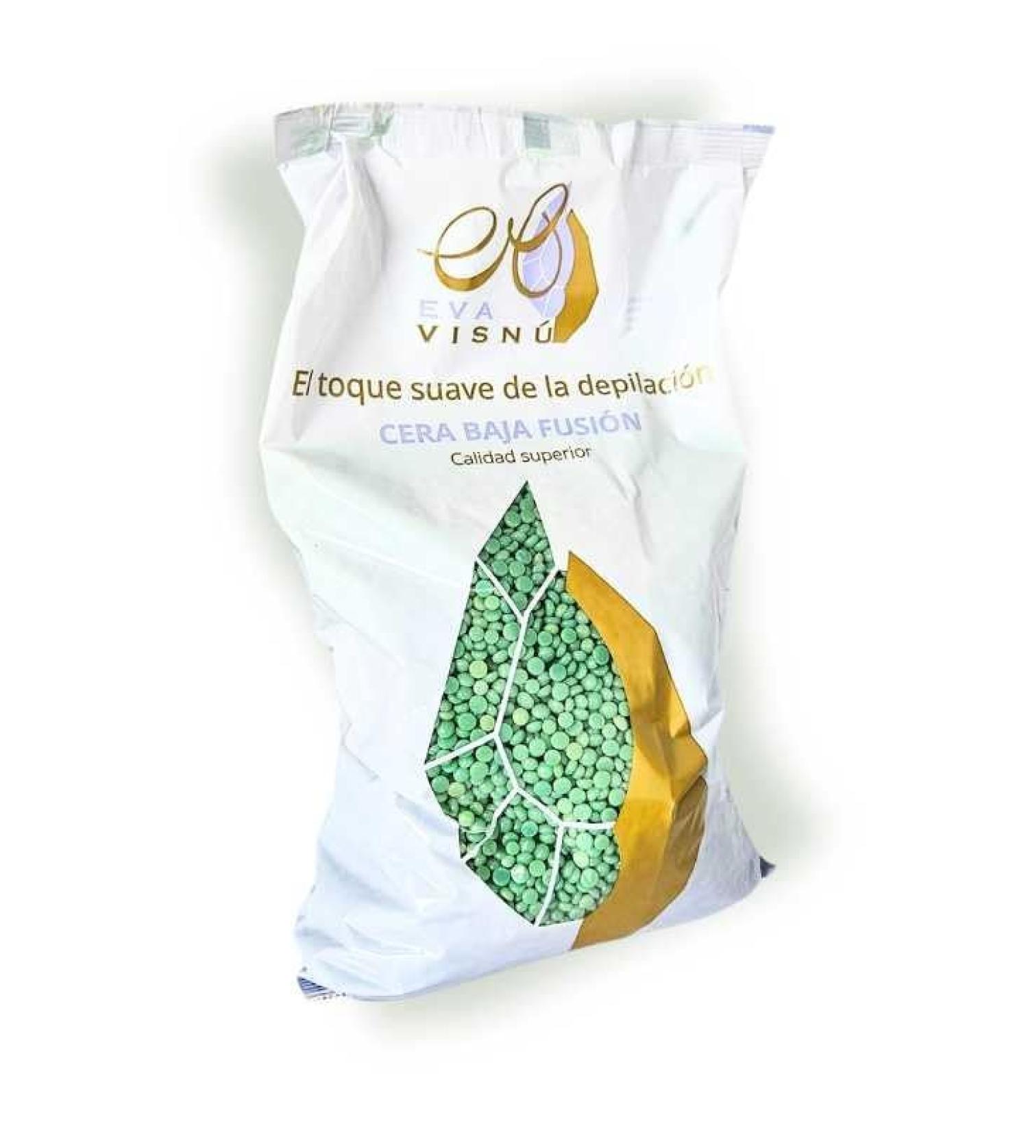 Eva Visn Melting wax emerald green 1 kg in pearls - Buy Online on GoSupps.com