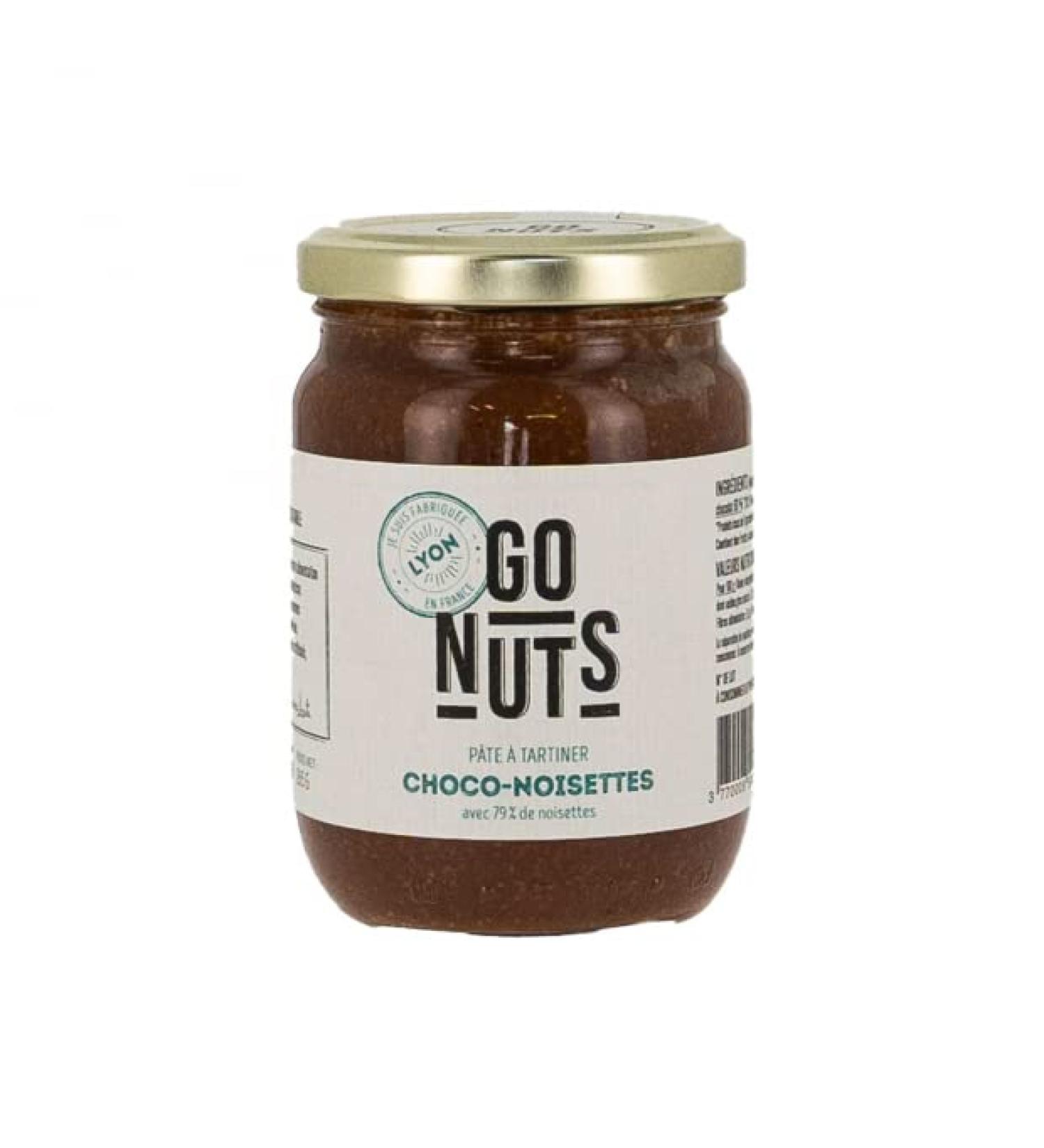 GO NUTS - PATE A TARTINER CHOCOLAT NOISETTES 265G
