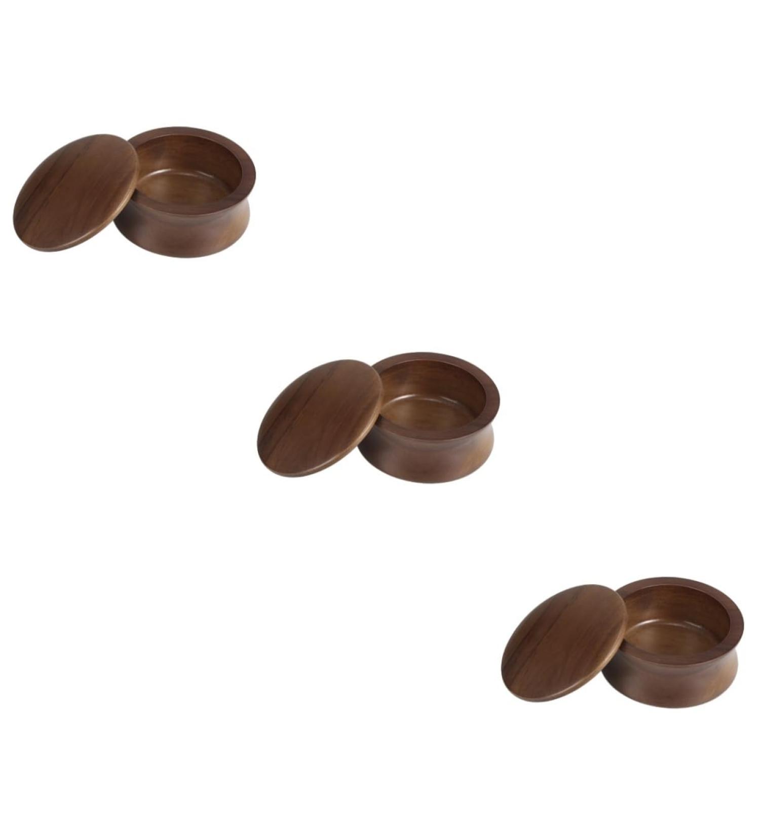 Frcolor 3ST Razor Shell Foam & Cream Brush Set | Bamboo Travel Shaving Kit for Men | Solid Wood Bowl & Scarf - Buy Online on GoSupps.com