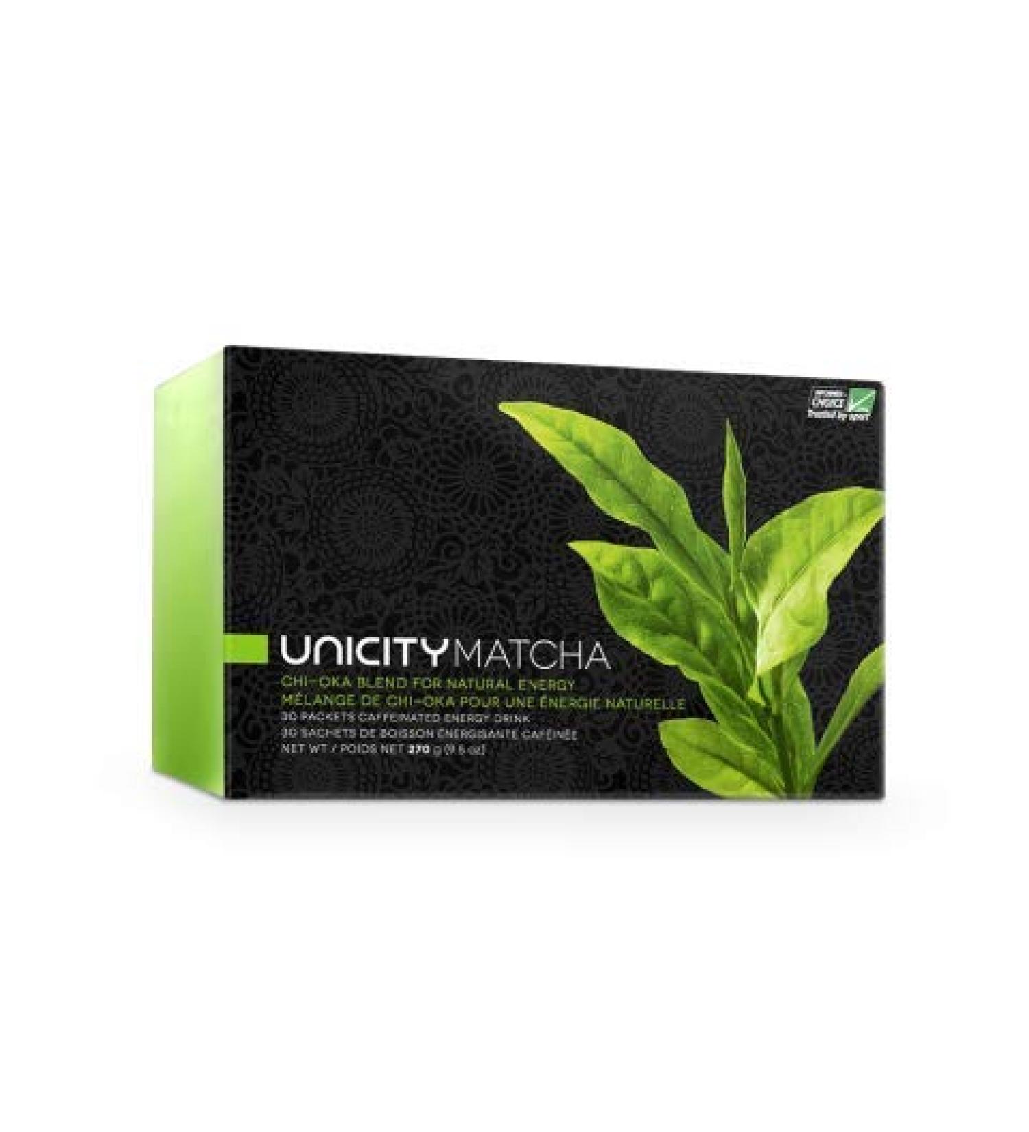 Unicity Matcha Energy Drink Mix 30 Packets Chi-Oka Blend