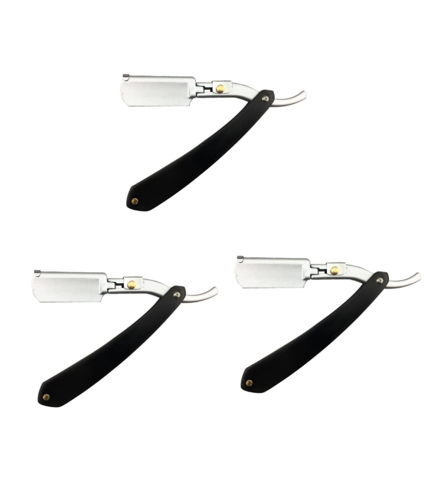 Fomiyes 3-in-1 Wet Razor for Men - Safety Razor Straight Razor & Facial Shaver - Metal & Bamboo Design - International Shipping Available - Buy Online on GoSupps.com