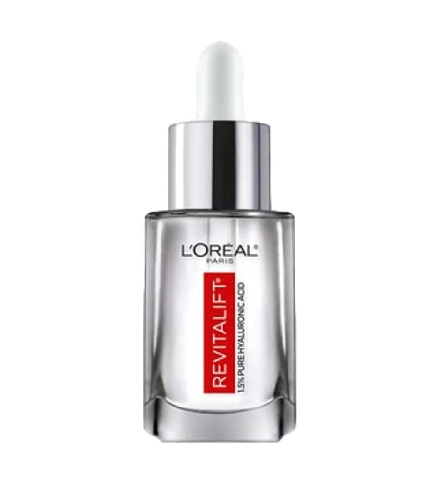 L'Oreal Paris Revitalift Derm Intensives Hyaluronic Acid Face Serum  Trial Size  0.5 Oz