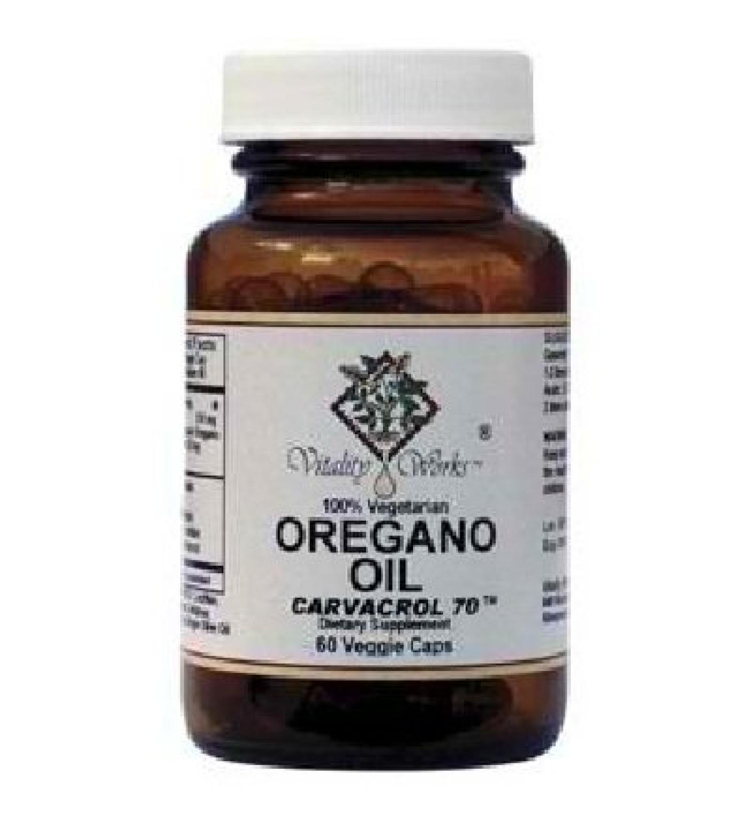 Oregano Oil - 60 caps by Vitality Works