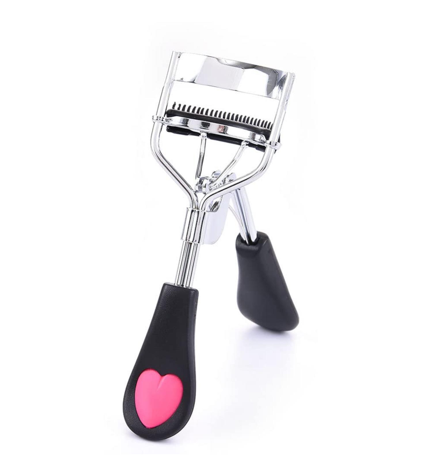 AKOAK Stainless Steel Eyelash Curler - Heart Handle Curling Clip for Perfect Lashes | Best Makeup Tools for Women | International Shipping Available - Buy Online on GoSupps.com