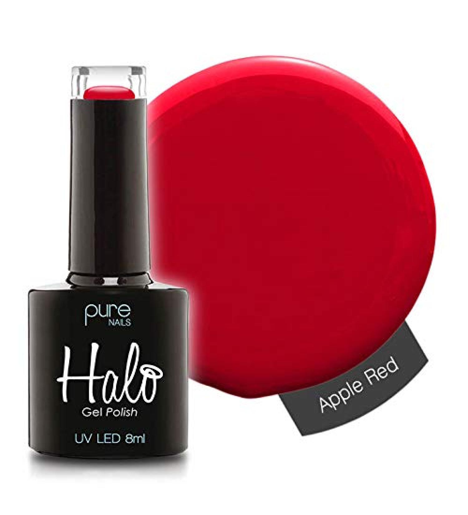 Halo Gel Polish *Full Range 8ml* **CHOOSE YOUR COLOUR(S)** (Apple Red N2801) Apple Red N2801 8 ml (Pack of 1)