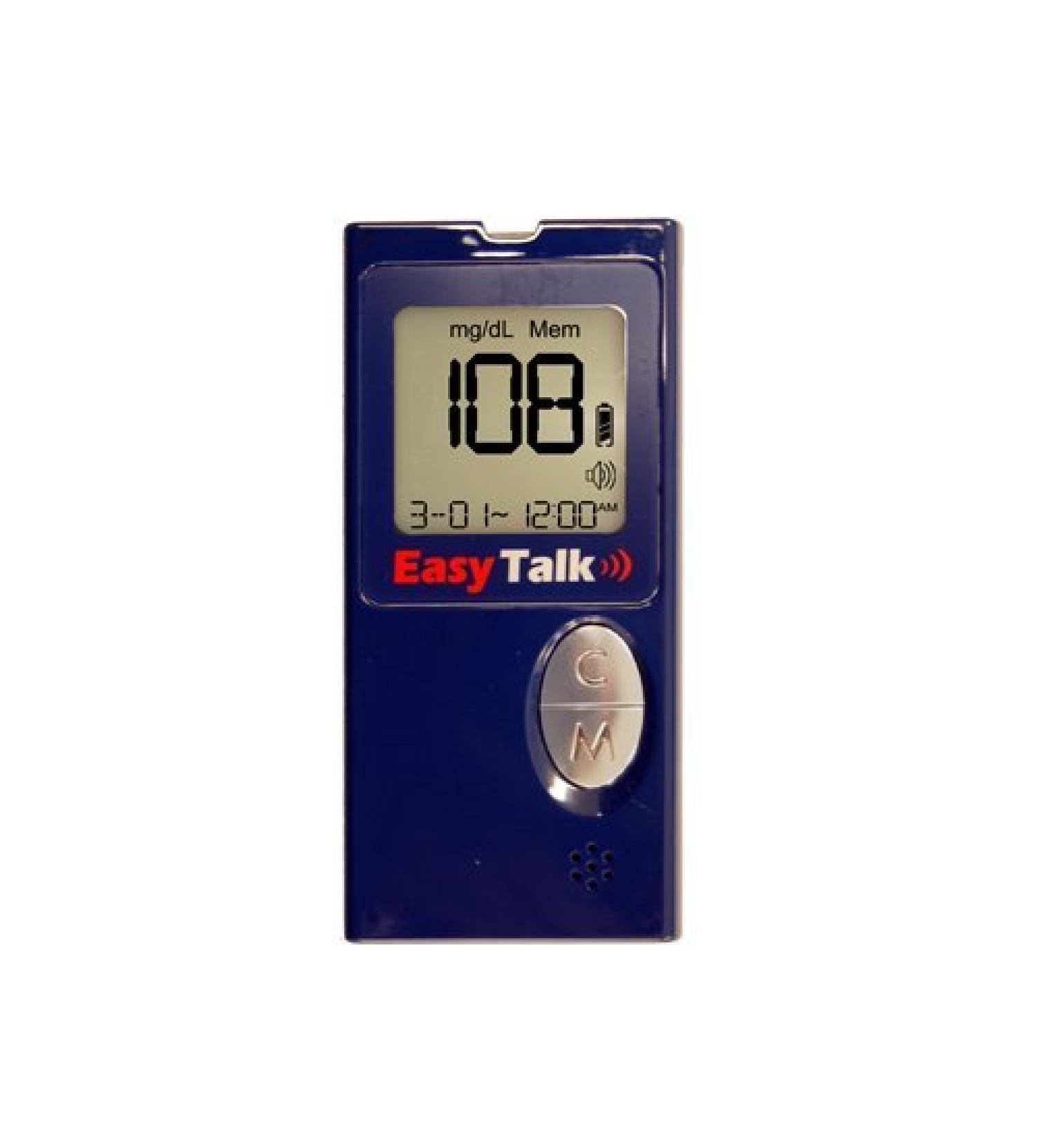 Easy Talk Blood Glucose Monitor - Talking Diabetes Meter - Buy Online on GoSupps.com