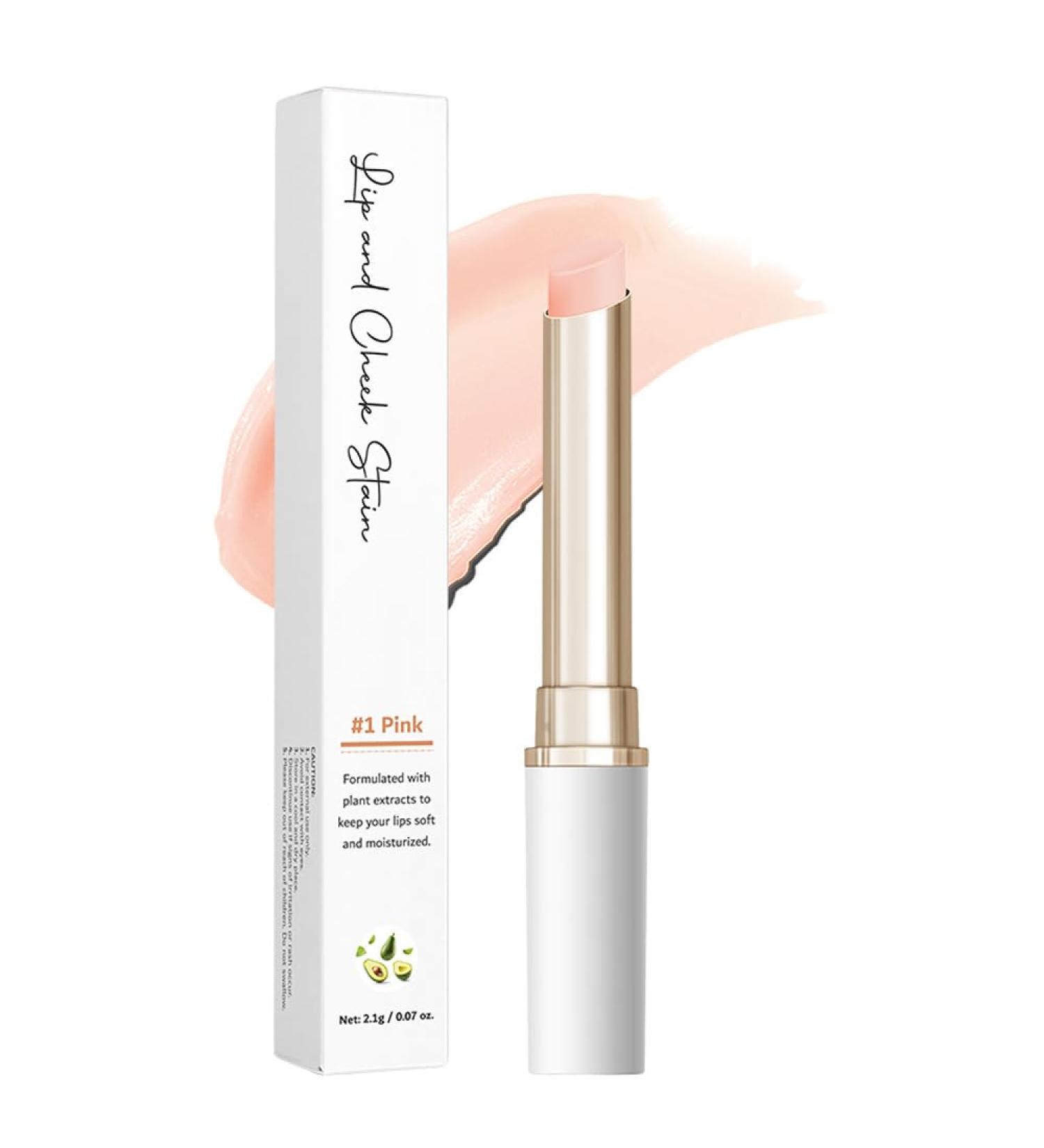 BEUKING Moisturizing Lip Balm Colored Lip Cheek Dual Use Tint Long Lasting Color Changing with PH High Pigmented Nourishing Lipstick For Daily Lip Care (#2 Red) - Buy Online on GoSupps.com