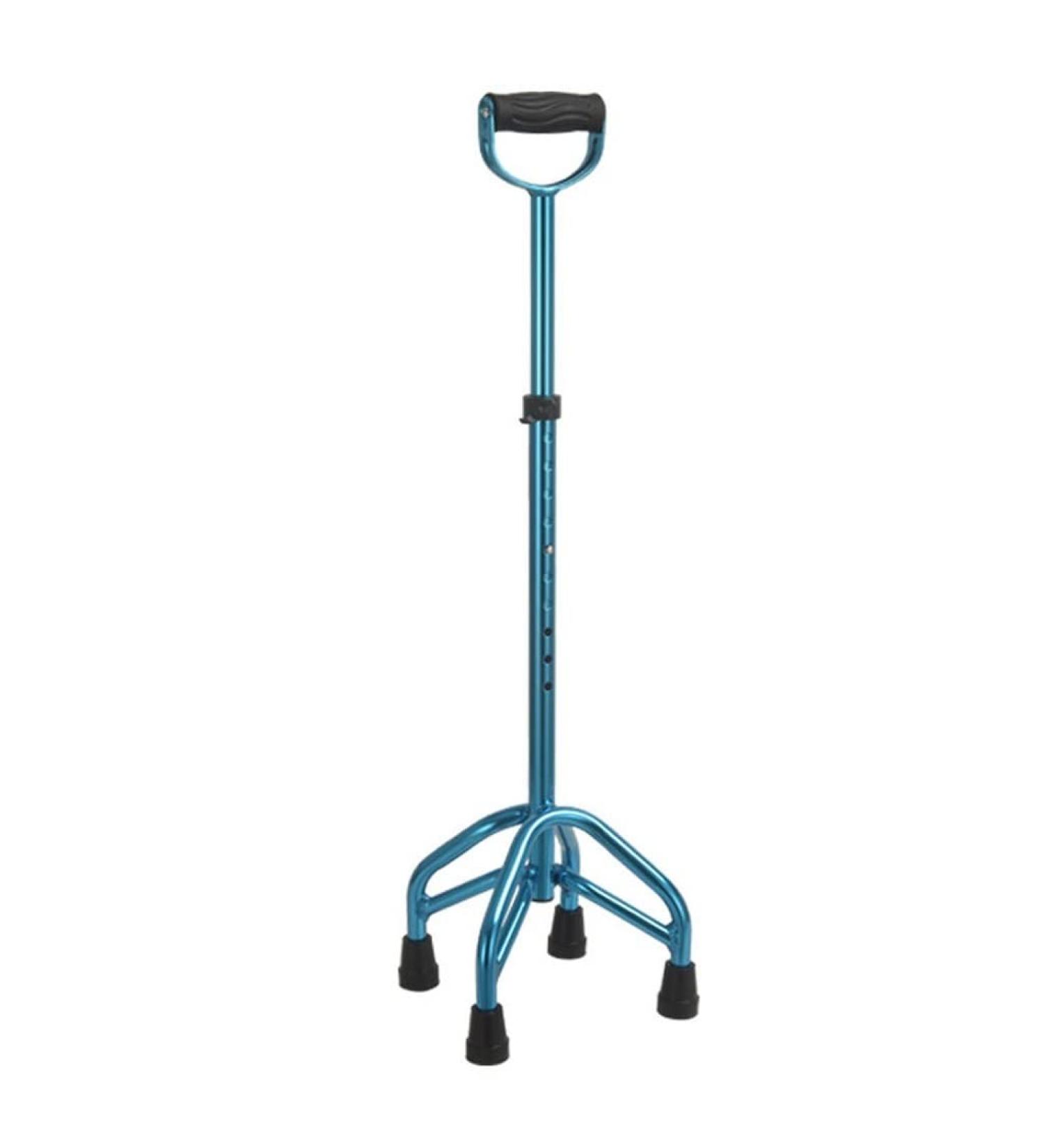Cane Durable Aluminium Four-Legged Cane Telescopic Crutches Walking Aid for The Elderly (Color : Blue) Smooth Sailing - Buy Online on GoSupps.com