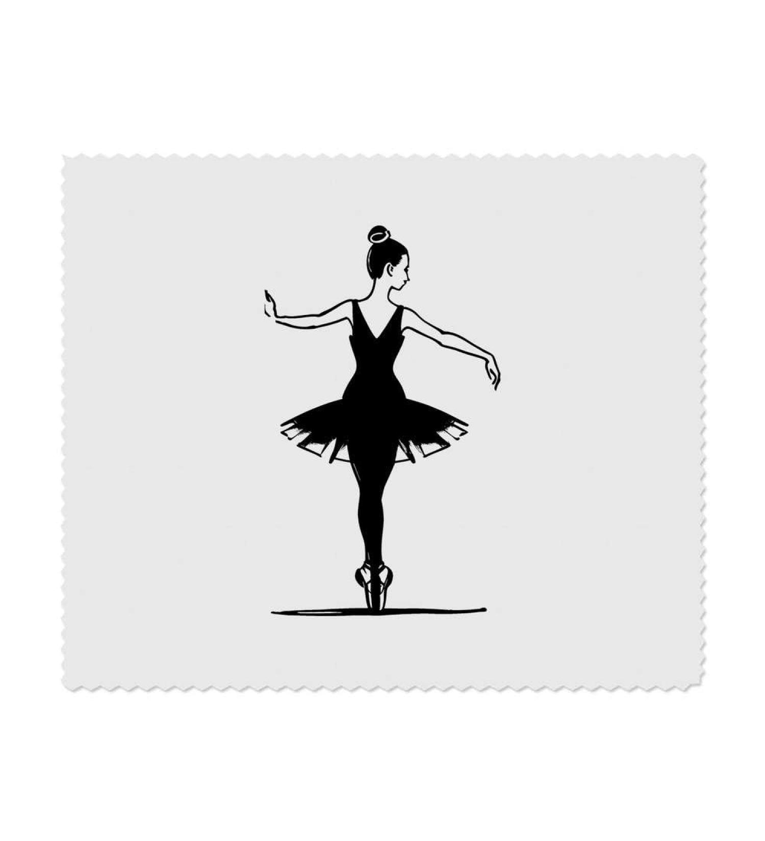 Buy 2 Microfiber Cleaning Cloths - Ballet Dancer Design | Eco-Friendly & Durable | Best International Shipping - Buy Online on GoSupps.com