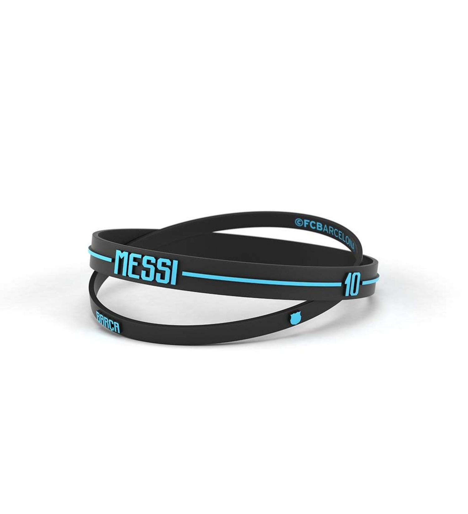 Lionel Messi F tbol Club Barcelona standard bracelet for men |Bar a bracelet made of silicone |Support the FCBarcelona with an official productFCB silicone