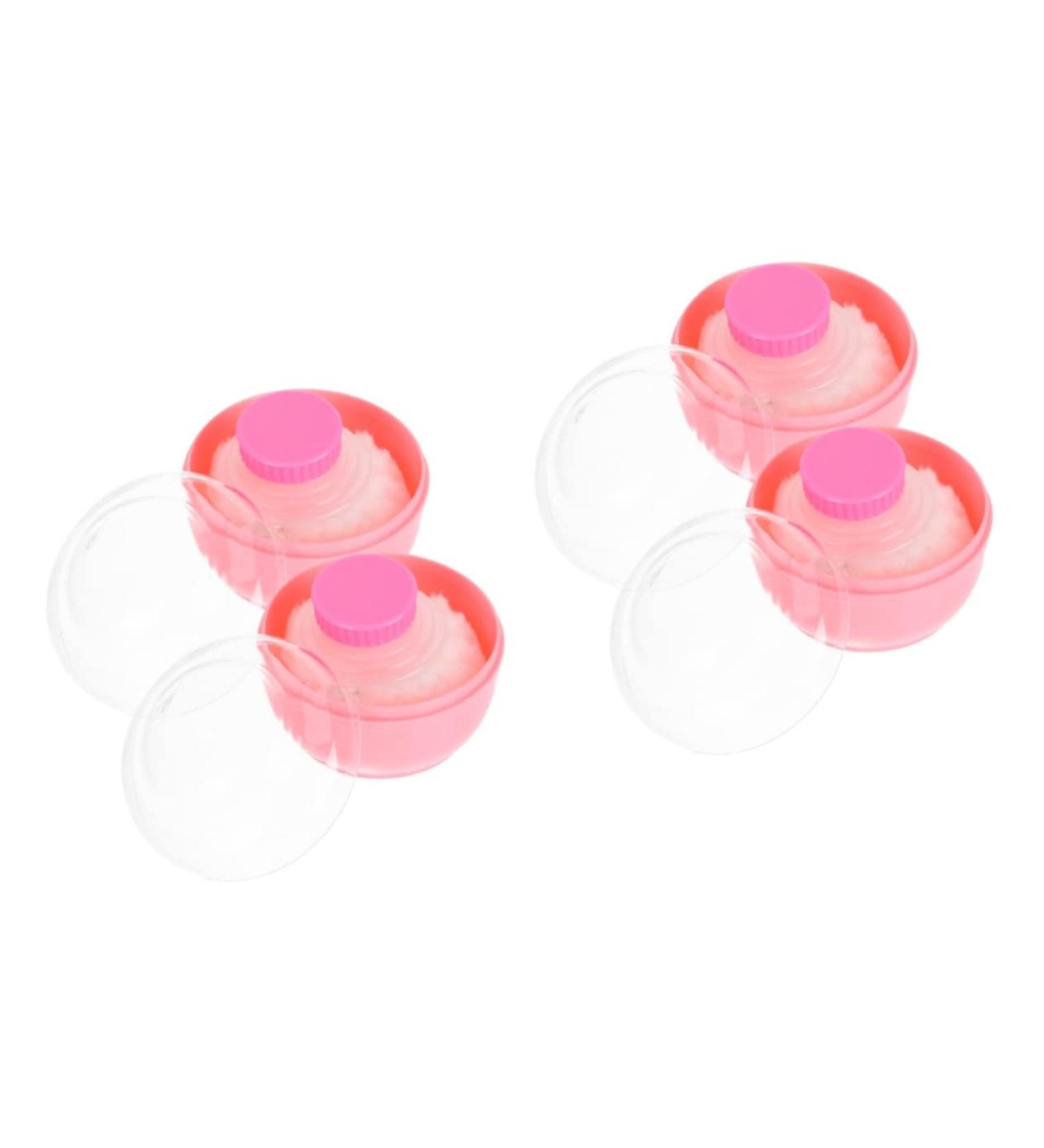 FOMIYES 4 Pcs Travel Baby Powder Puff Box Set - Makeup & Body Powder Container Kit - Buy Online on GoSupps.com