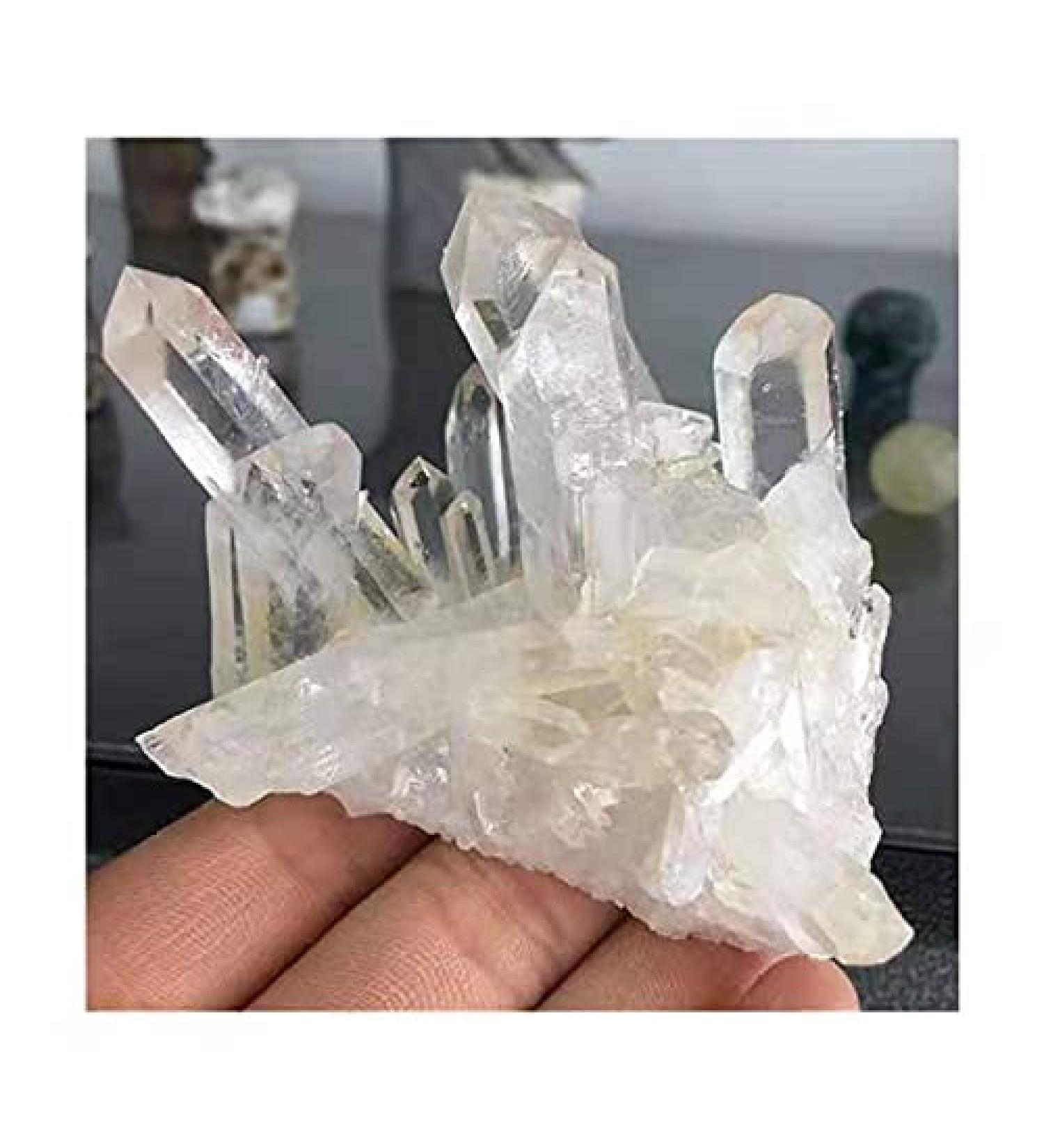 1pc 150-200g Folk Crafts Natural Clear Quartz Minerals Specimen Crystals Cluster - Buy Online on GoSupps.com