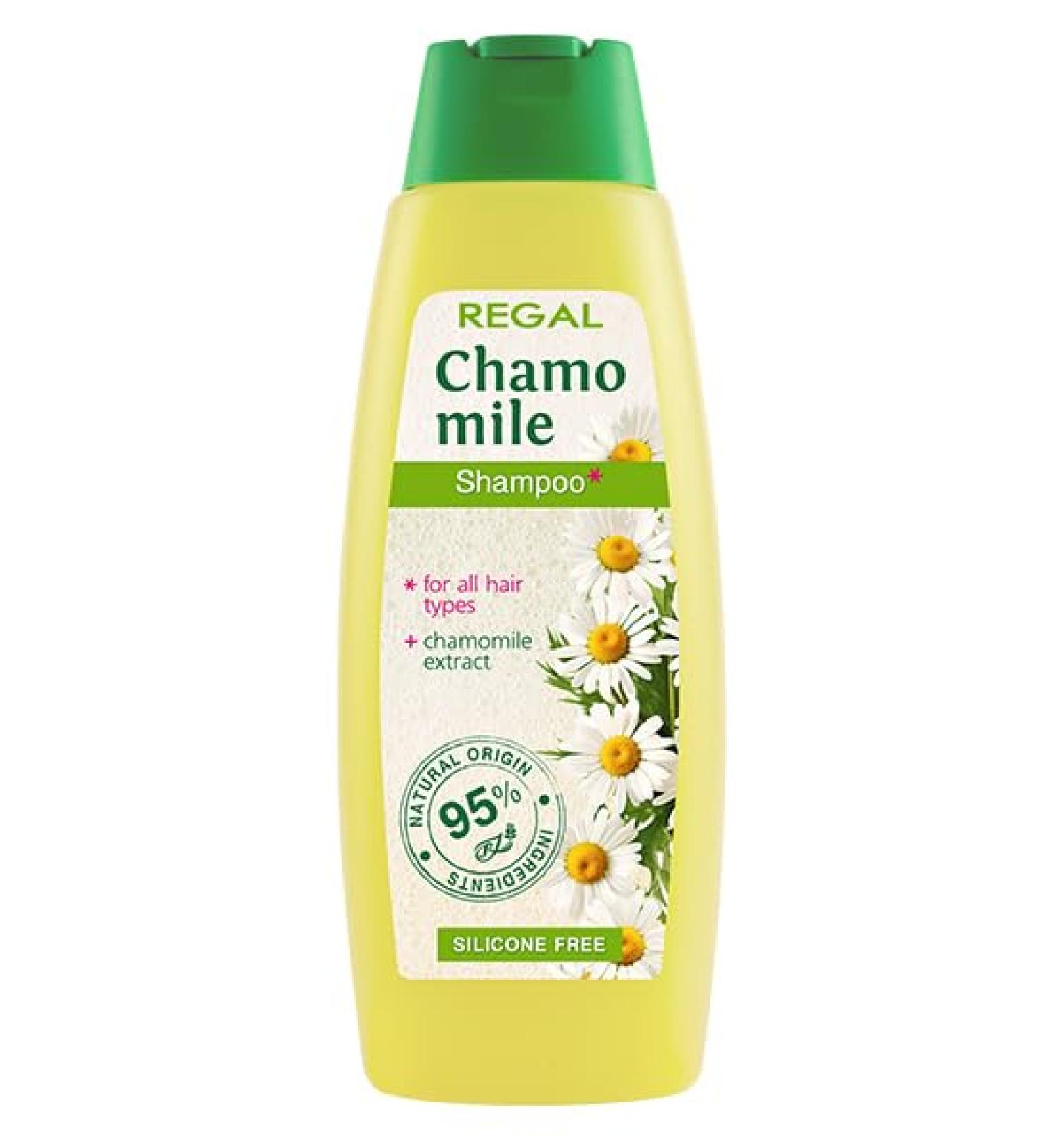 Rosa Impex Shampoo with 95% natural extracts "Regal - Chamomile" 400 ml