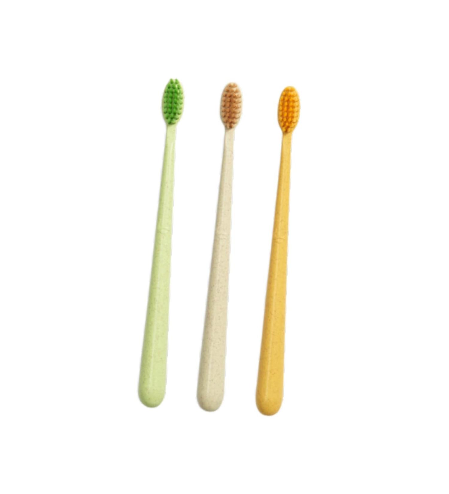 ULTECHNOVO 3pcs Eco-Friendly Comfortable Toothbrushes - Small Head Design for Gentle Oral Care - Buy Online on GoSupps.com