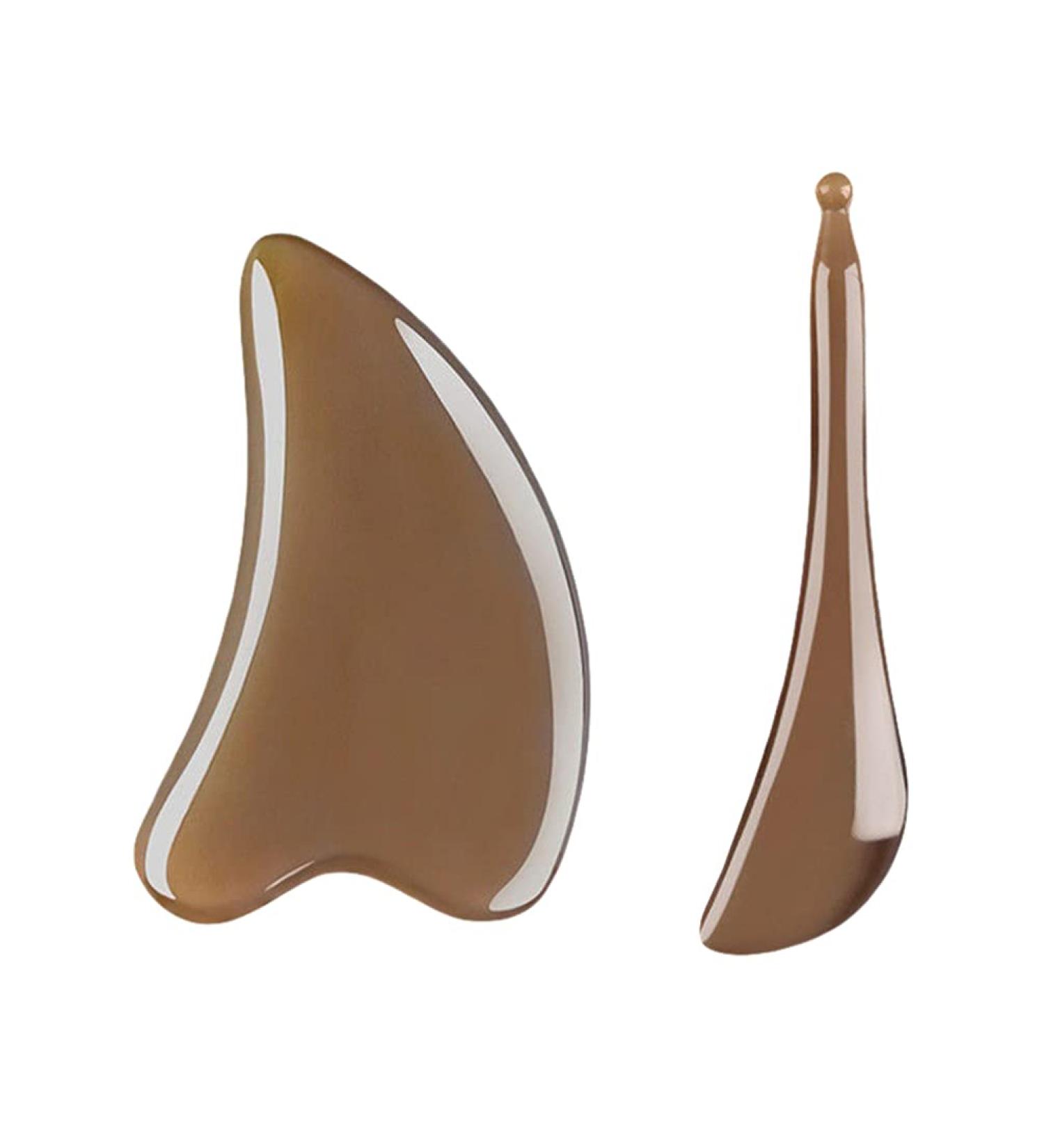 Massagestab Gua Sha Tool - Cabbage Massage Board & Trigger Point Sticks for Face Hand Foot and Body Therapy - Buy Online on GoSupps.com