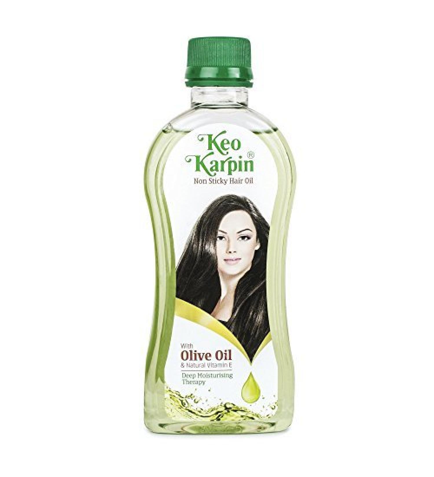 Keo Karpin Non Sticky Hair Oil With olive oil & natural vitamin E 300ml by Keo Karpin