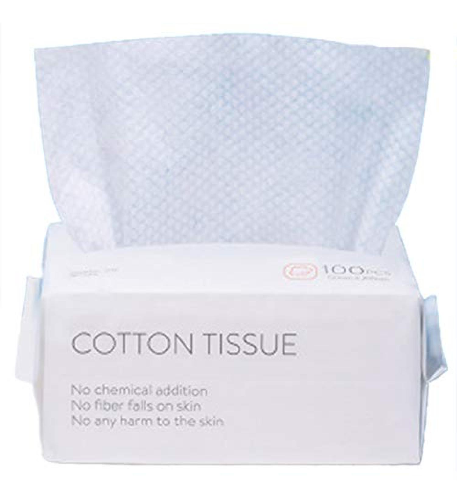 100pcs Disposable Cotton Face Towels - Clean Makeup Removal Wipes for Gentle Skin Care - Buy Online on GoSupps.com