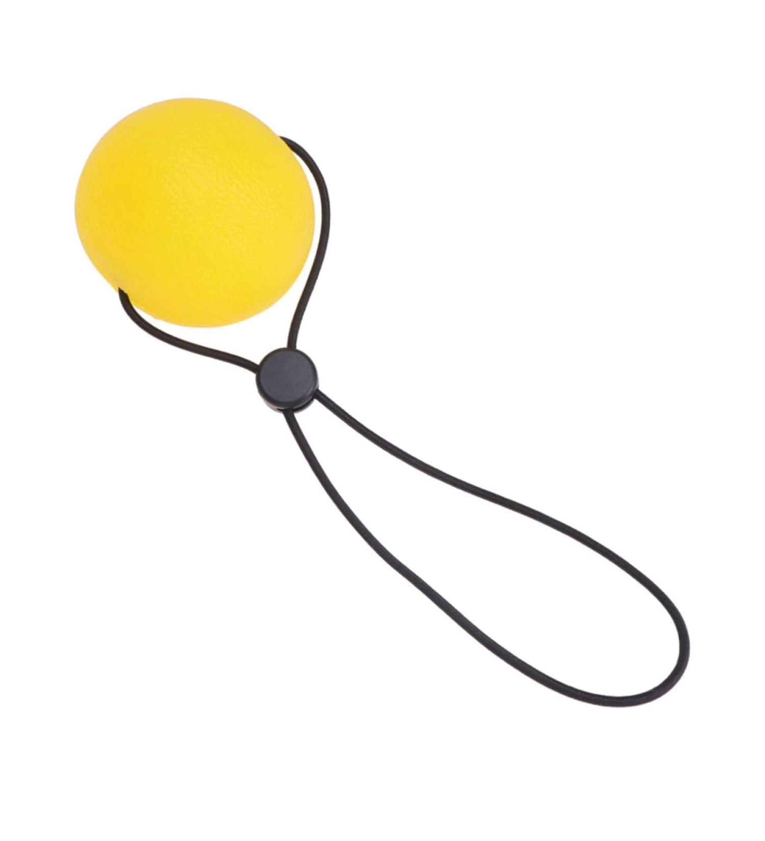 Strengthen Your Grip: Healeved 5.3cm Yellow Squeeze Ball for Hand & Wrist Exercises - Ideal for Fitness & Rehabilitation - Buy Online on GoSupps.com