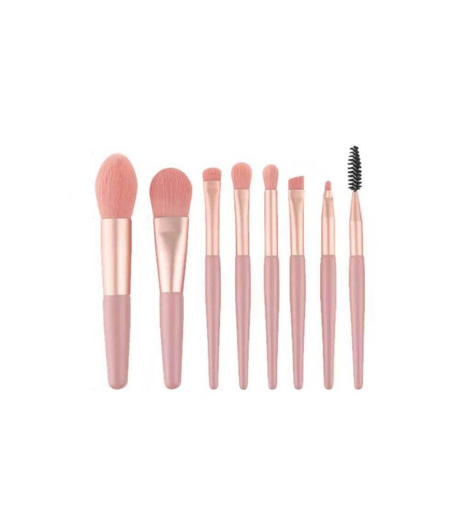 dijiusidy 8 Pieces/Set Women Makeup Brush Eyeshadow Foundation Brushes Kit Portable Make Up Tools for Professional Beginner - Buy Online on GoSupps.com