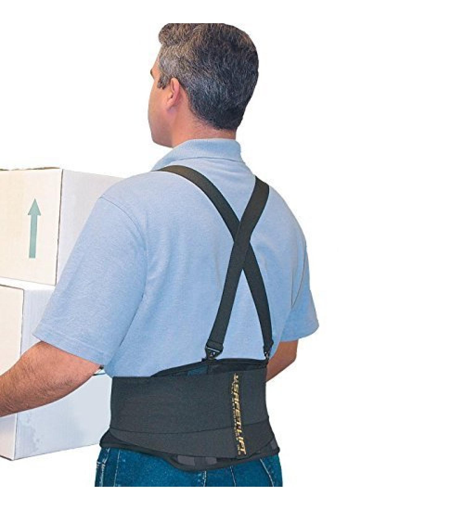 FLA 70-160548 Safe-T-Belt Customfit Working Back Support Black Medium