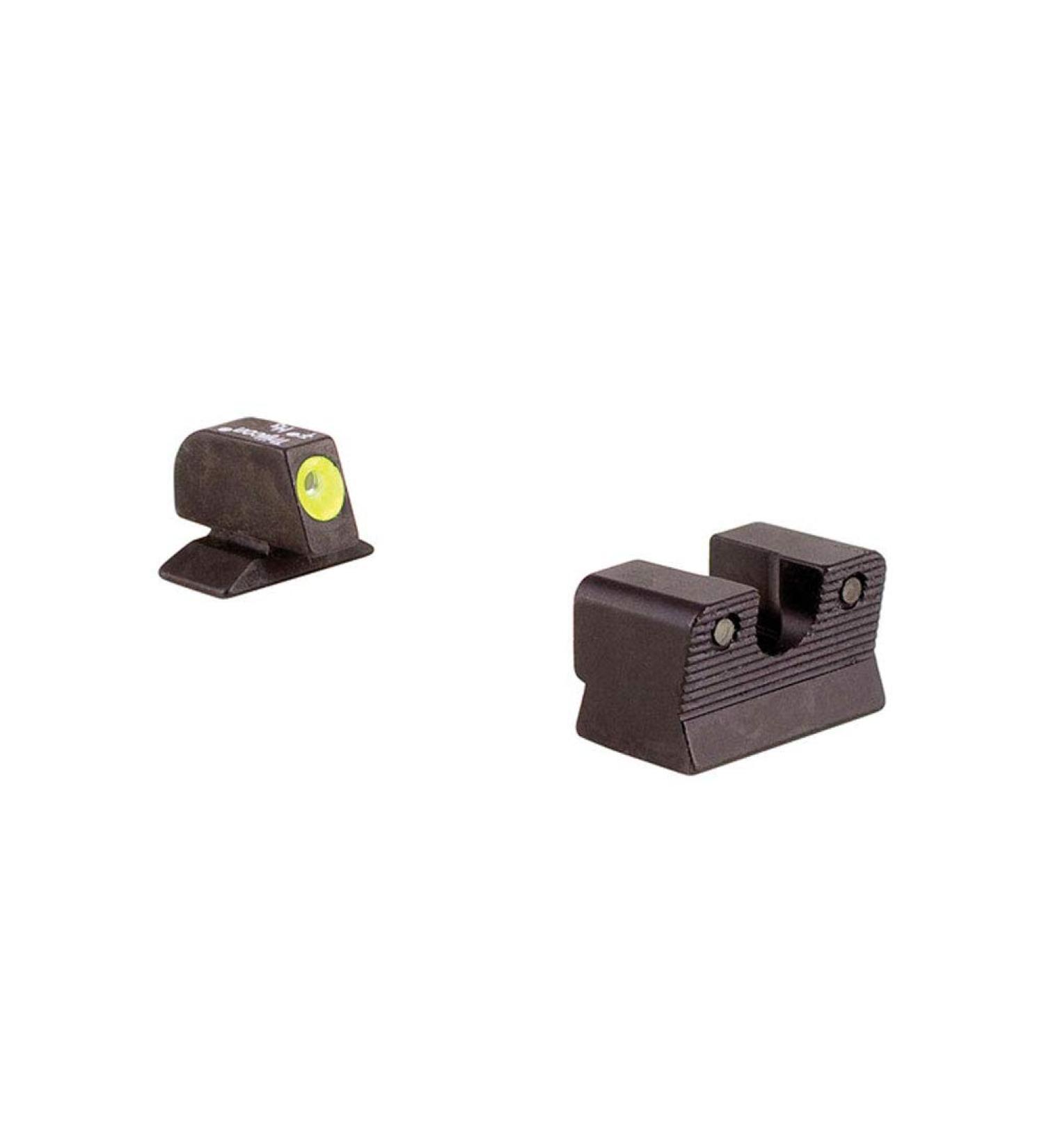 Trijicon Night Sight Set for Beretta 92A1 & 96A1 - HD Yellow Front Outline, Enhanced Accuracy - Buy Online on GoSupps.com