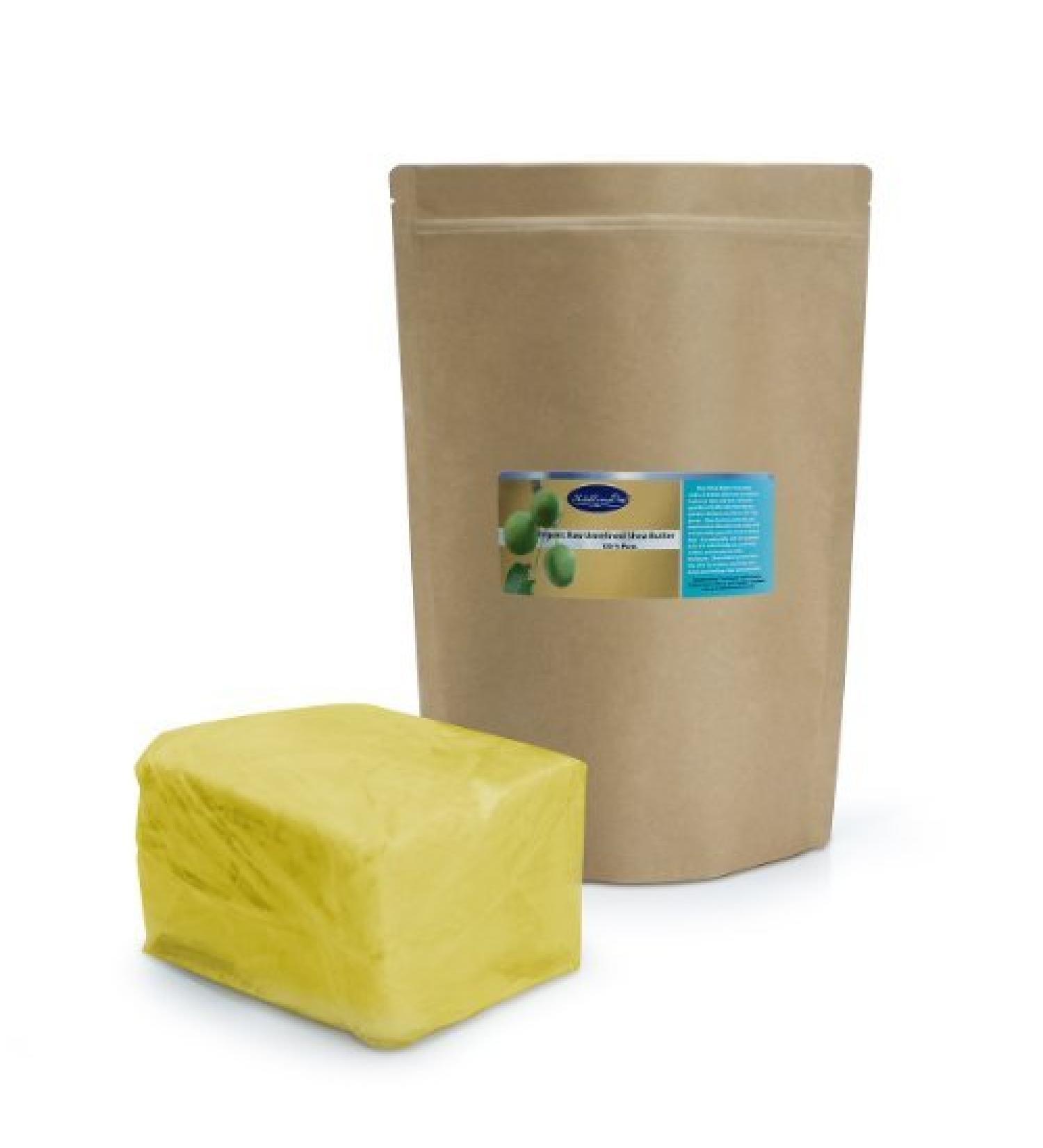 HalalEveryDay 3 Lbs of Raw Unrefined Shea Butter Grade A From Ghana