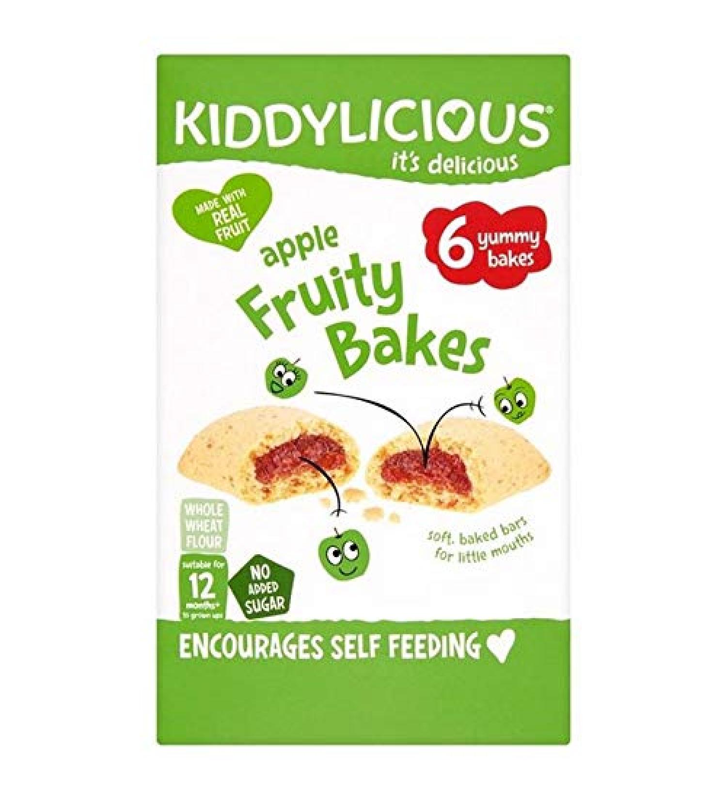 Kiddylicious Apple Fruity Bakes 6 x 22g