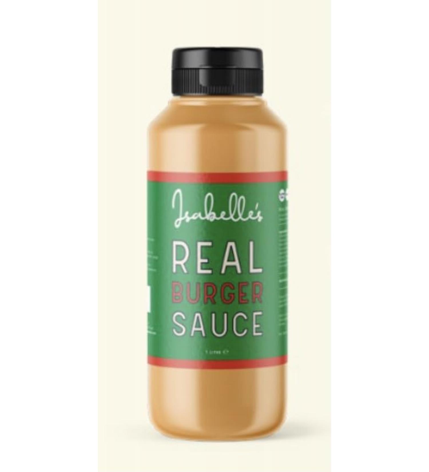 x1 Isabelle's Real Burger Sauce Gluten Free Vegan 1 Litres