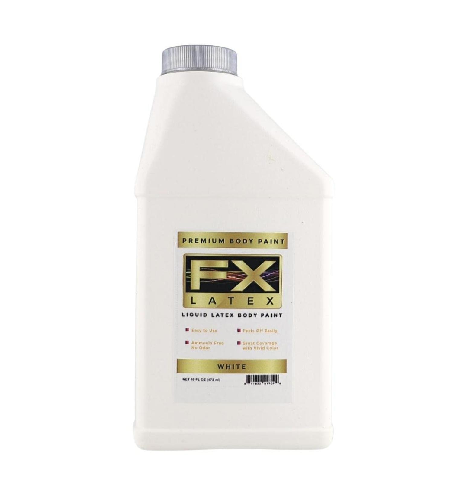 Liquid Latex Fashions - Ammonia Free Natural Face Paint for Kids & Adults | 16 oz White | Perfect for Art Parties Cosplay & School Plays - Buy Online on GoSupps.com