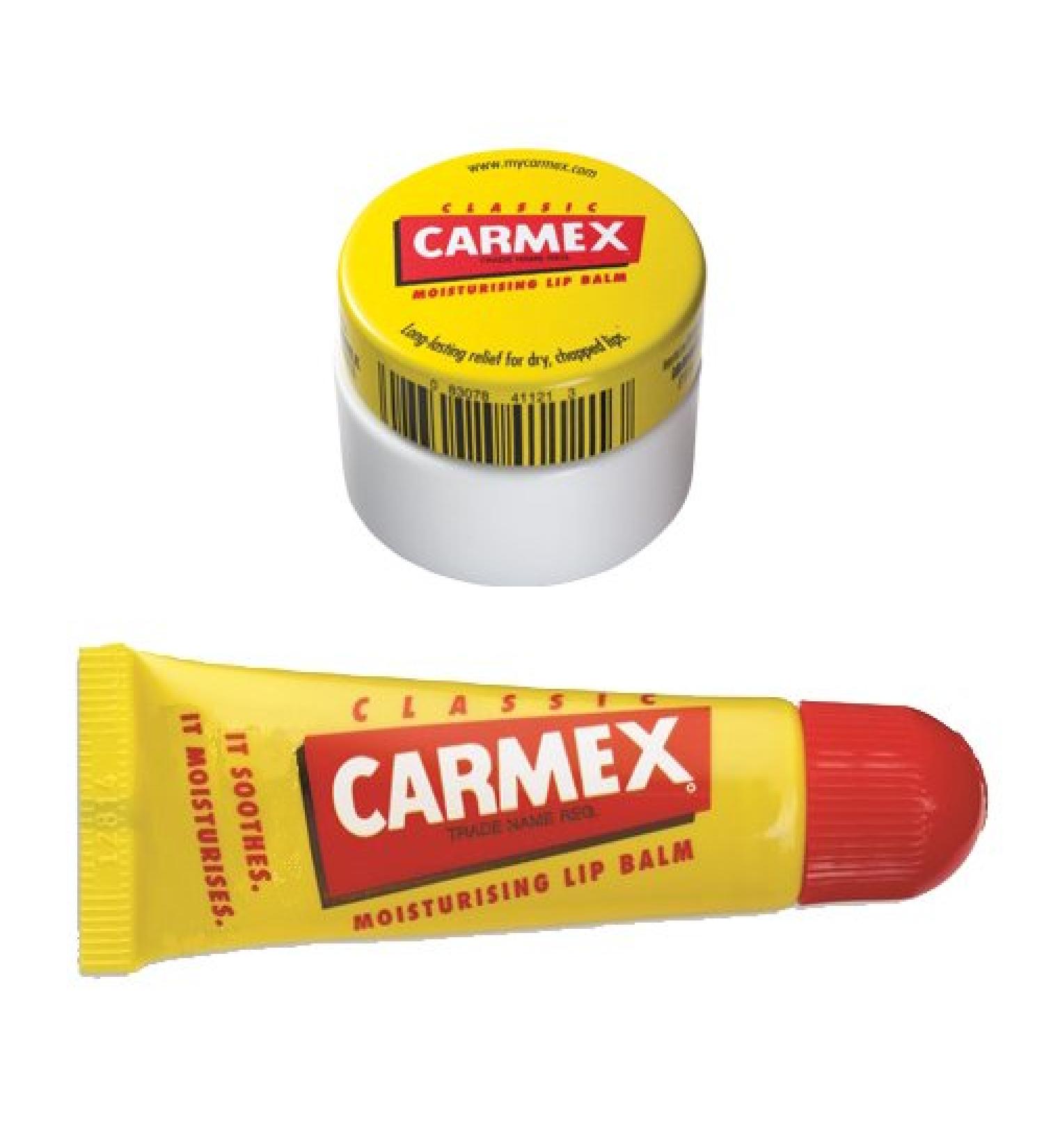 Carmex Original Tube & Pot Duo-Pack - Soothing Lip Balm for Dry Lips | International Shipping Available - Buy Online on GoSupps.com