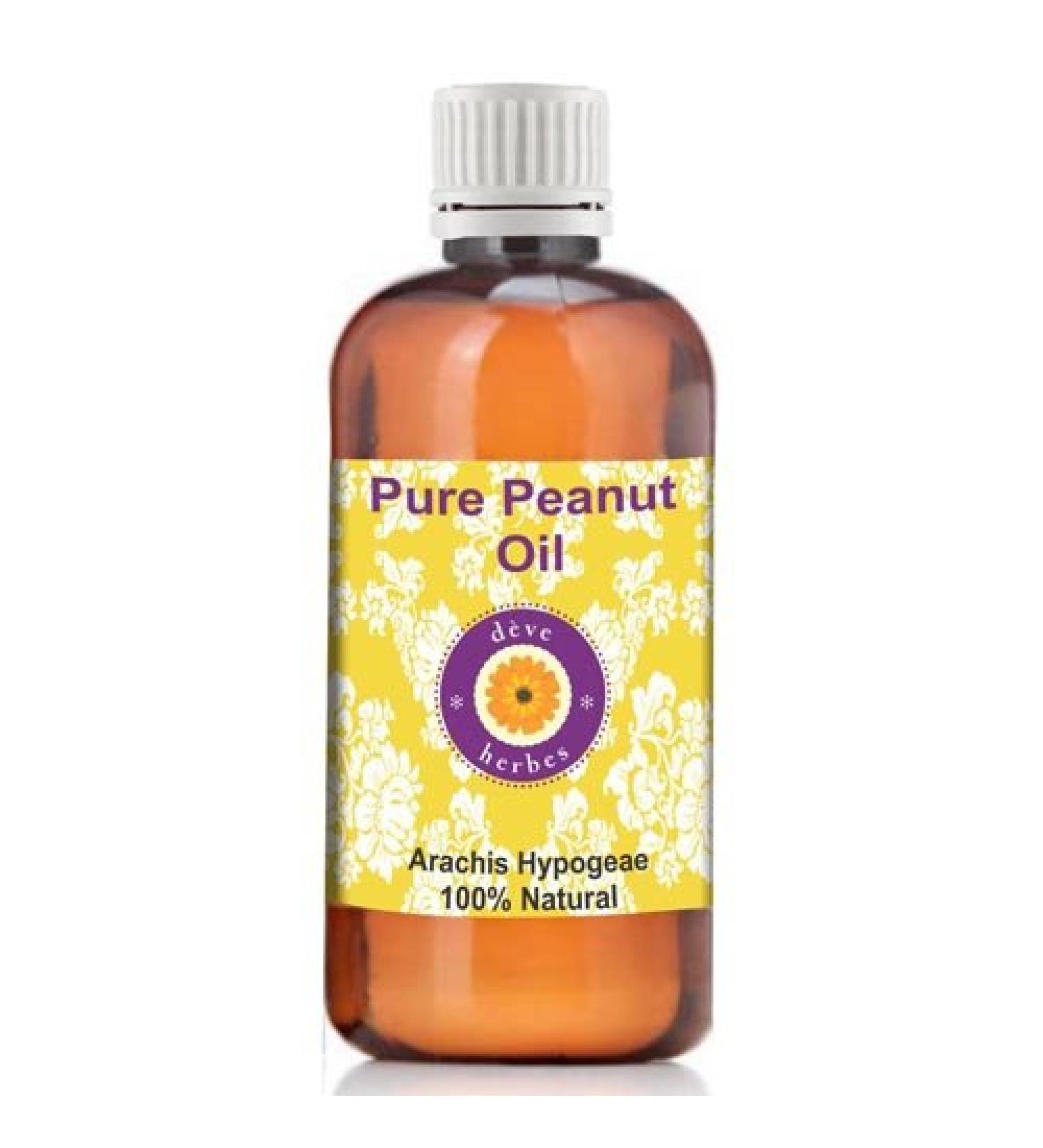 Pure Peanut Oil 100ml (Arachis hypogeae) 100% Natural Cold pressed & Therapeutic Grade