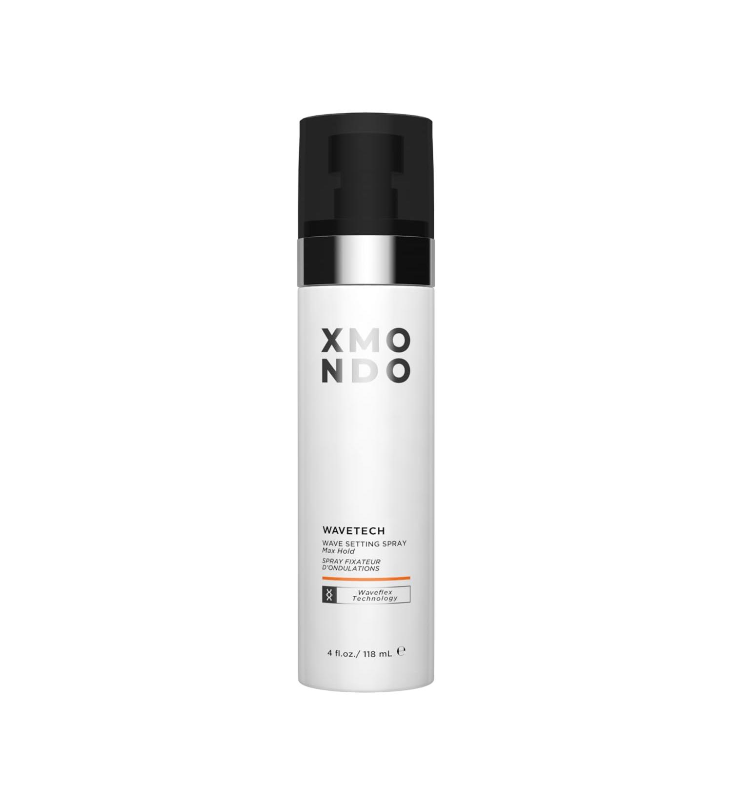 XMONDO Hair Wavetech Wave Setting Spray | Vegan Formula Designed with Waveflex Technology and Styling Polymers for Enhanced Waves Texture Pro-Vitamin B5 to Combat Breakage and Frizz Control 4 Fl Oz Wavetech Wave Setting Spray Max Hold - Buy Online on GoSupps.com