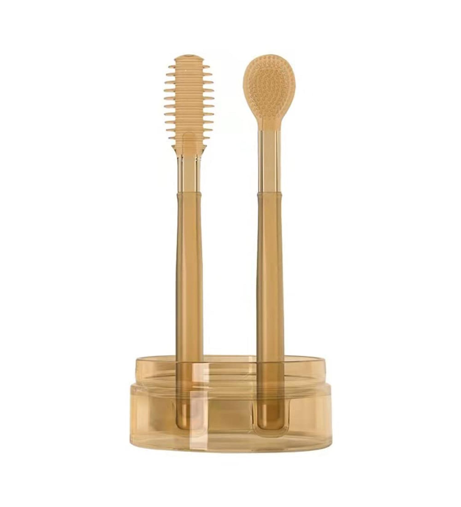 Sevenbaby Baby Toothbrush Infant Tongue Coating Brush - Set of 2 - Buy Online on GoSupps.com