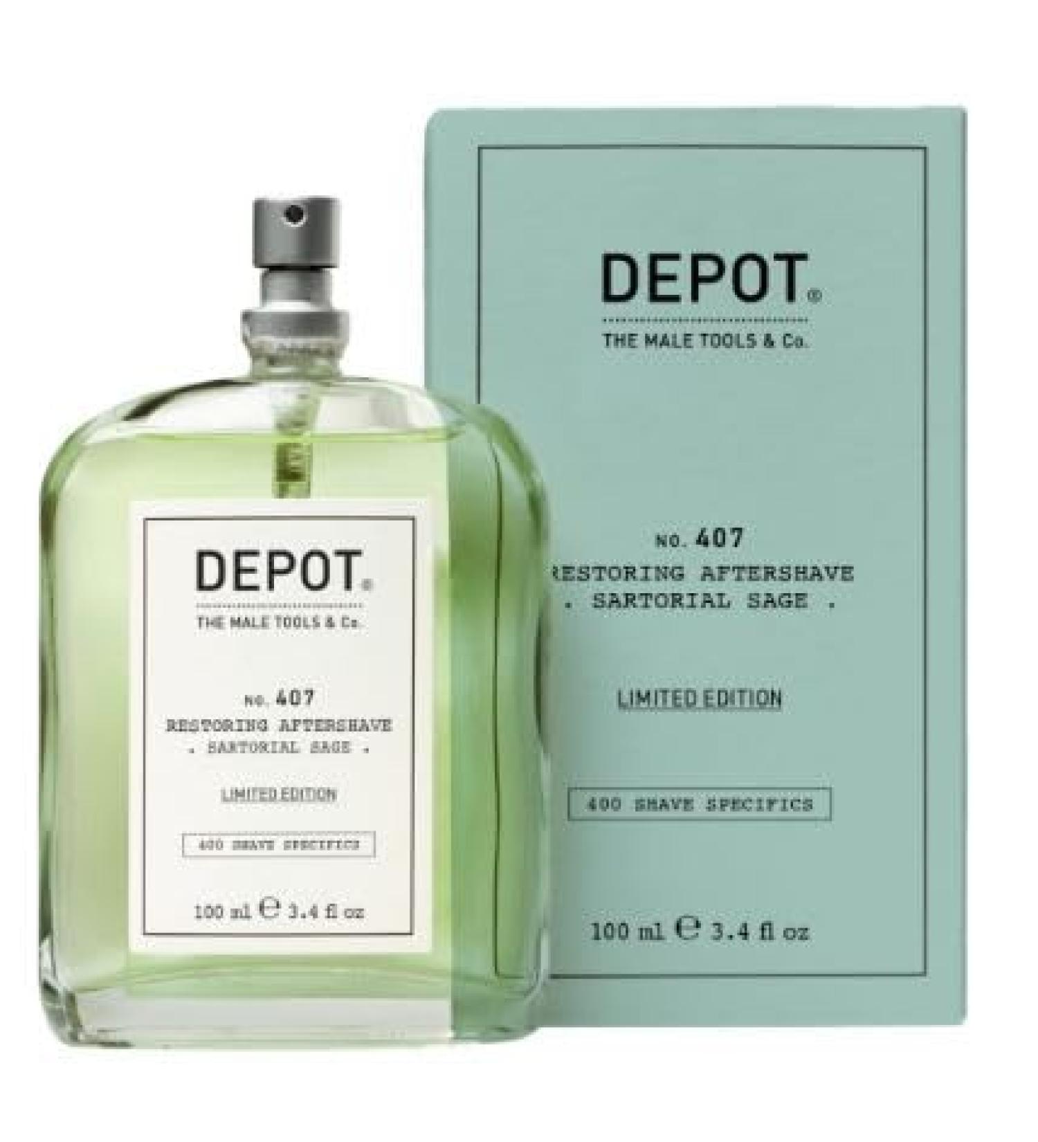 Depot No. 407 Restoring Aftershave SARTORIAL SAGE Ltd. 100ml