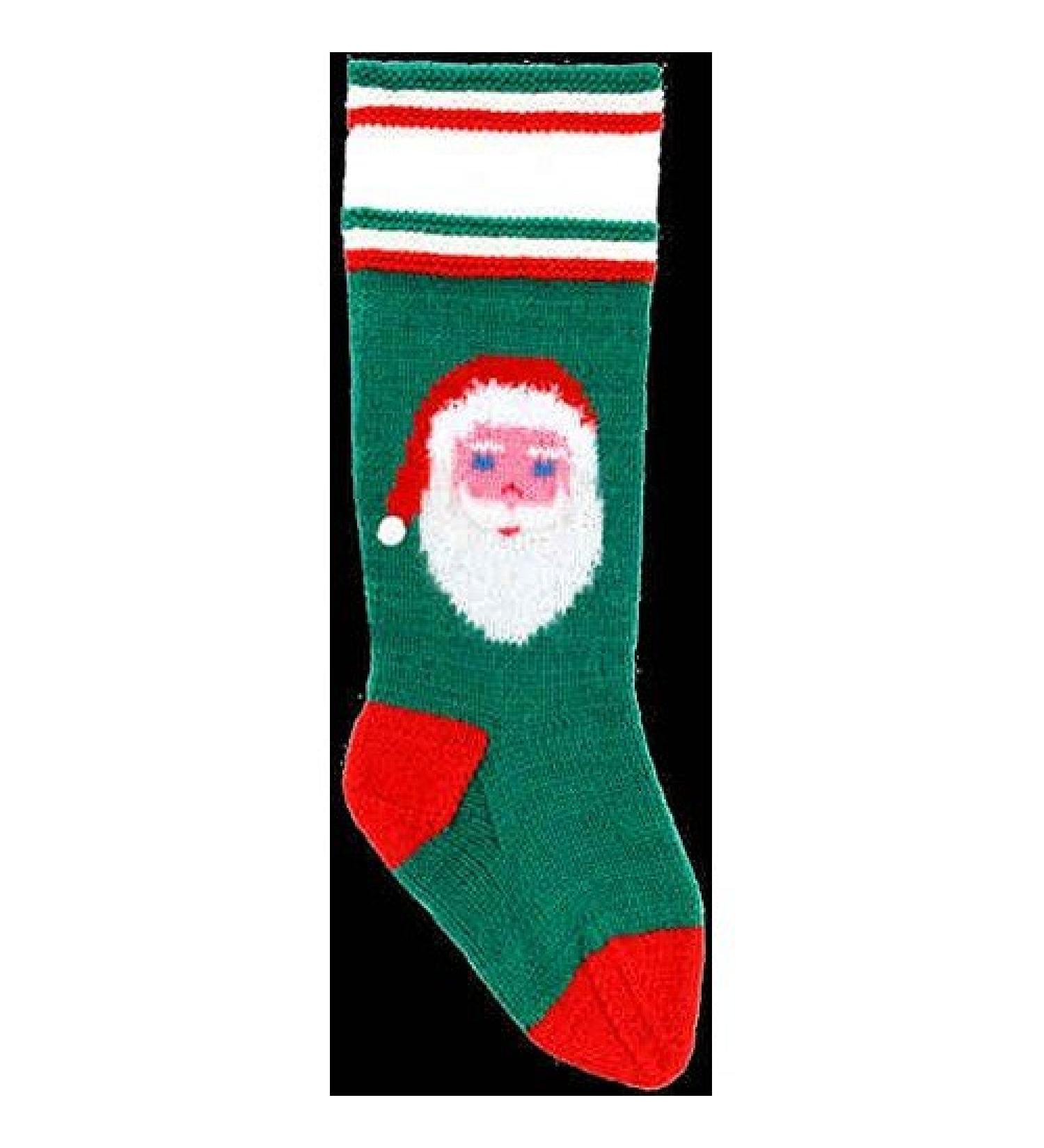 DooLallies Christmas Stockings Kits for Knitting Santa Claus