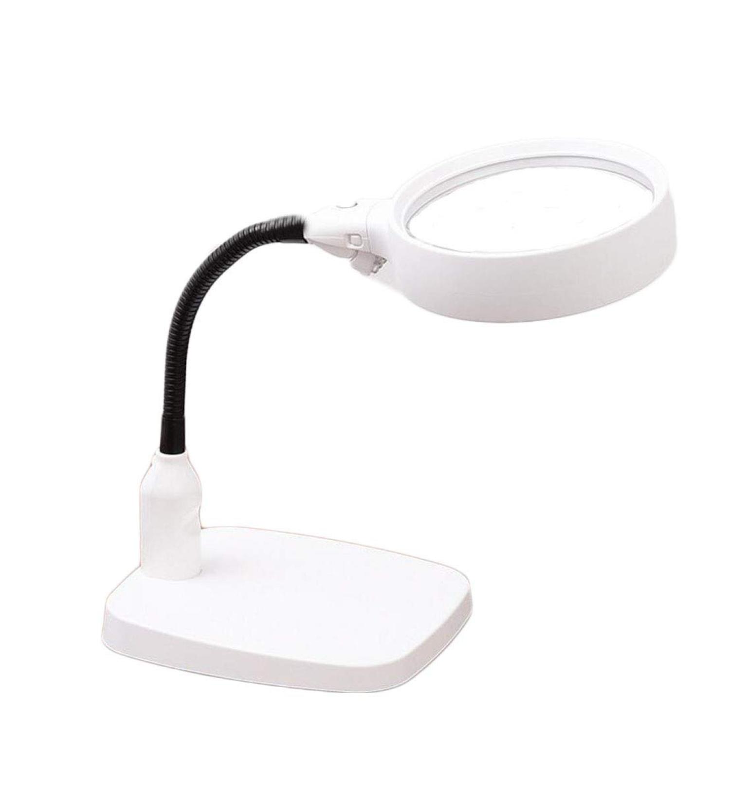 Magnifying Glass Desktop Magnifying Glass Adjustable Lighting 6 LED with Charger 10X Made in China - Buy Online on GoSupps.com