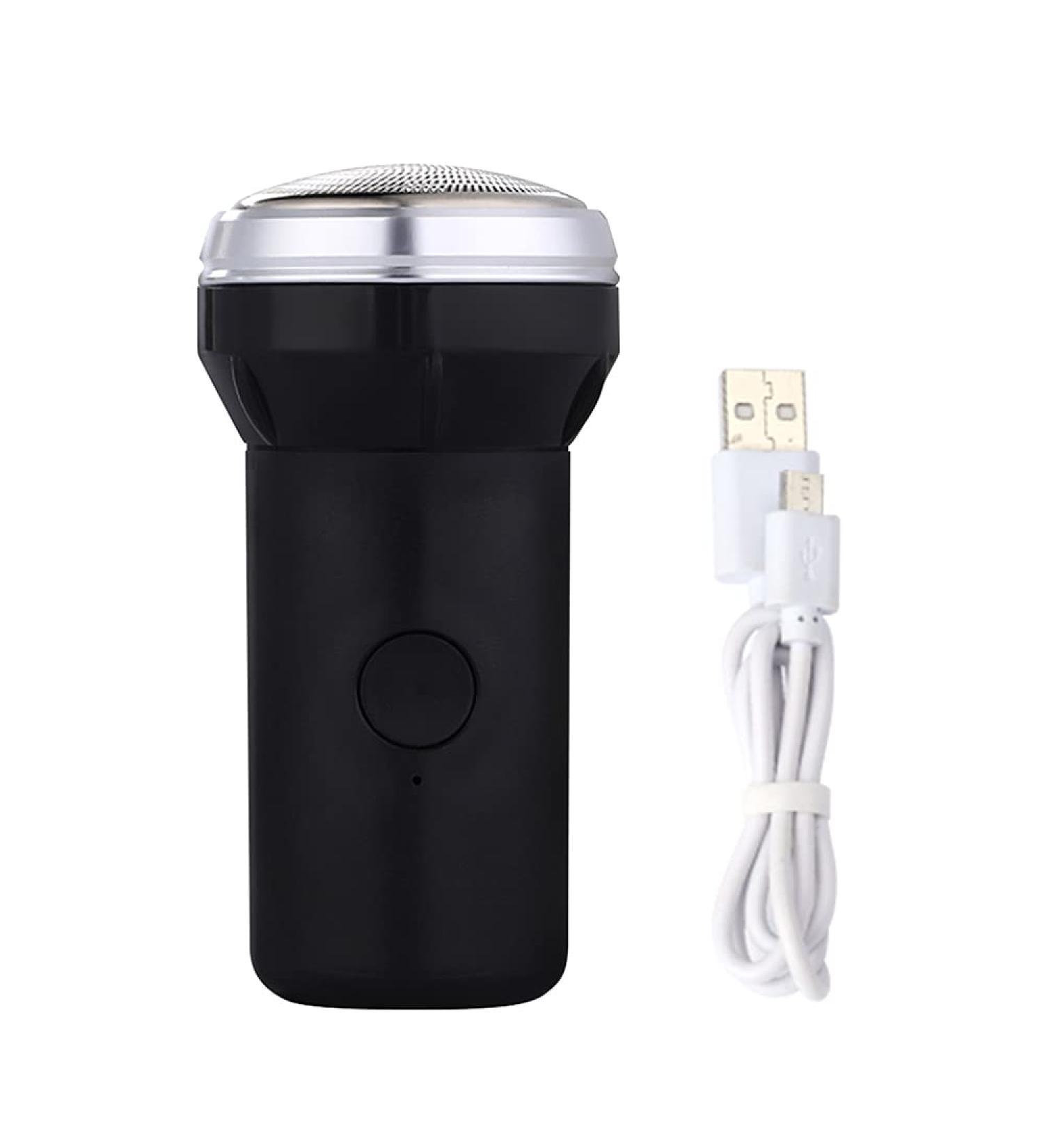 Travel Men's Mini Electric Shaver - Rechargeable Pocket Size Beard Shaver - Ultra Light & Ideal for International Use - Buy Online on GoSupps.com