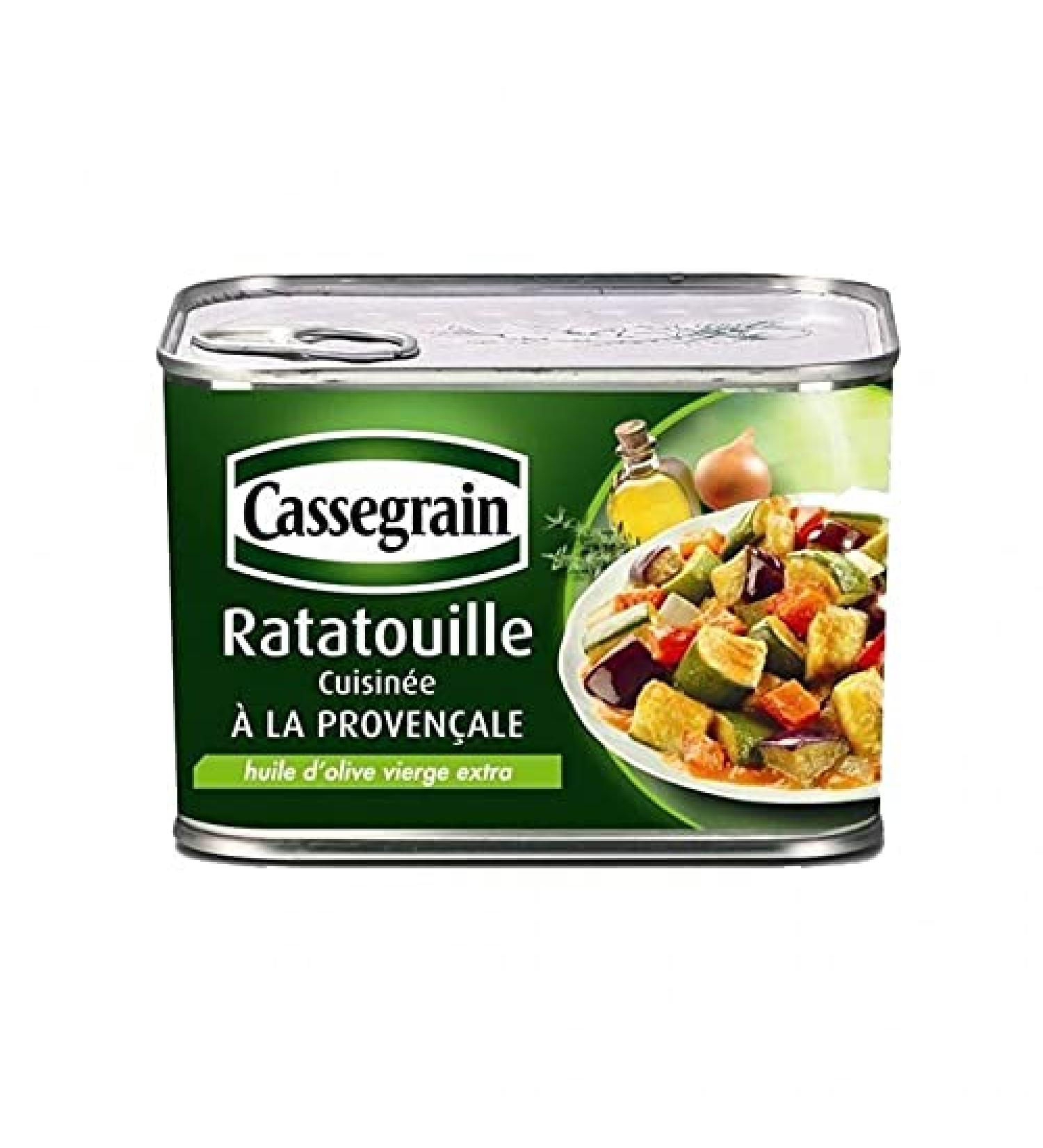 Cassegrain Cassegrain Ratatouille Cooked Provencal with Extra Virgin Olive Oil 660 g (Pack of 1)
