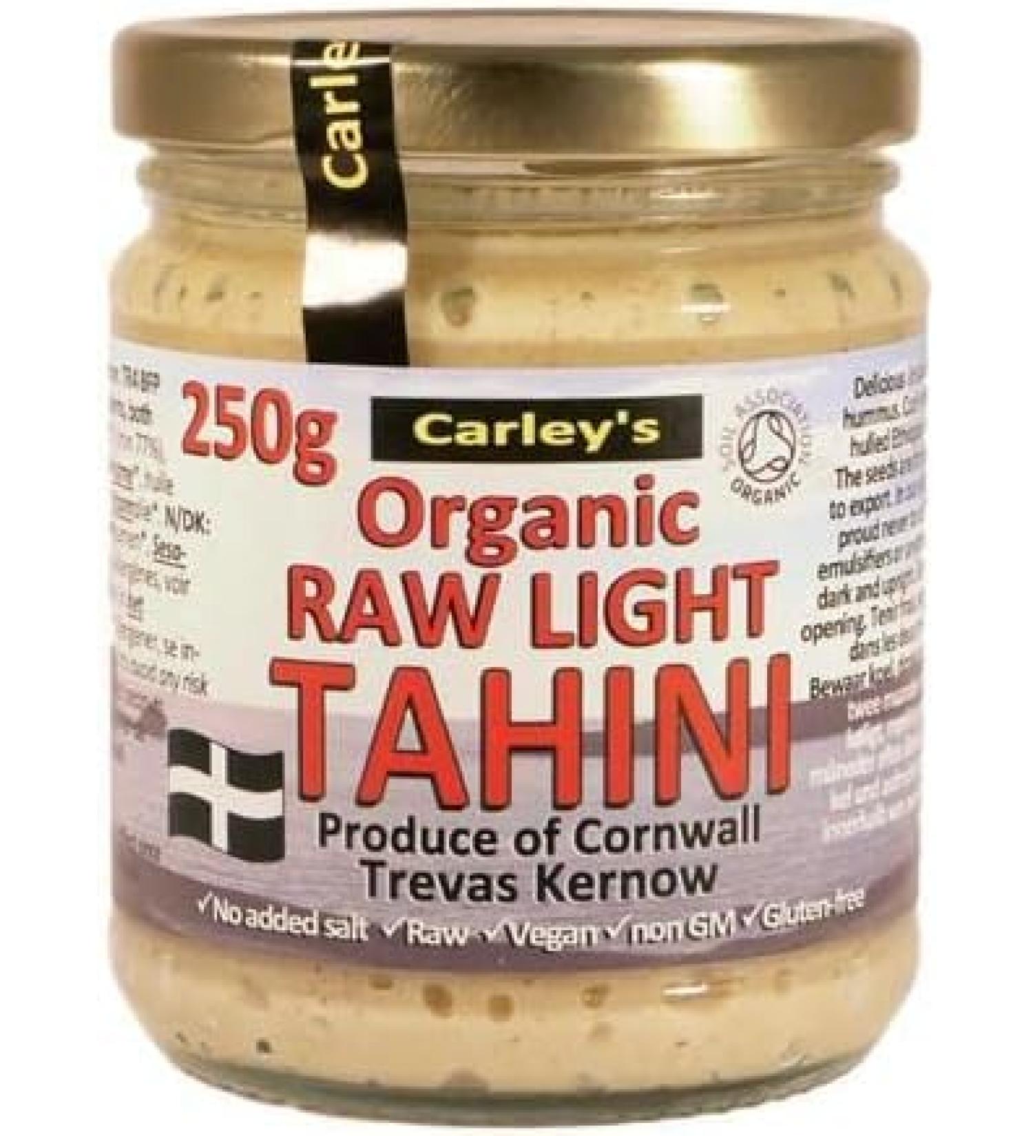 Carley's Organic Fairtrade Raw Light Tahini 250g