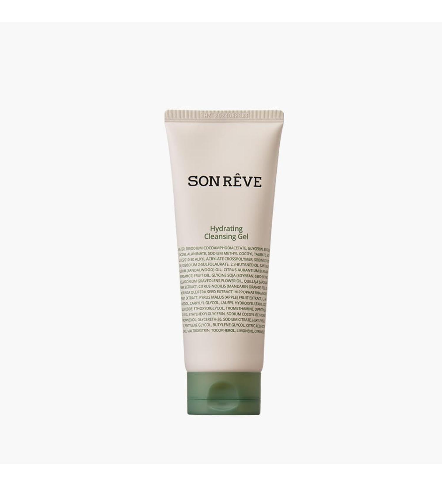 SONREVE Hydrating Cleansing Gel - Hippophae Rhamnoides Fruit Extract - 6.76 fl.oz. Korean skincare