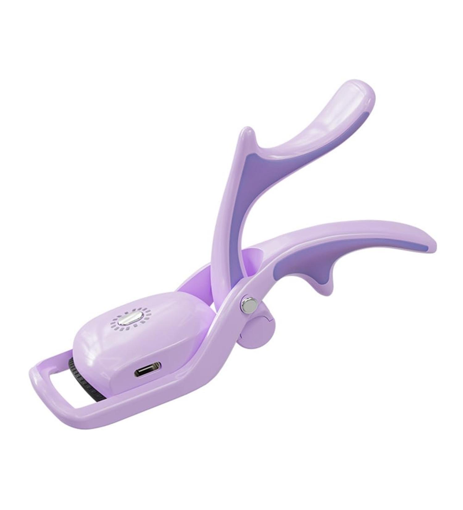 Naemriee Heated Eyelash Curler Electric Eyelash Curlers With Comb 3 Heating Modes Purple - Buy Online on GoSupps.com