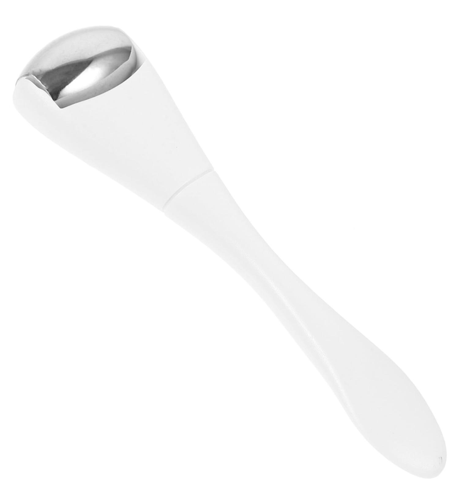 Healeved Stainless Steel Ice Roller Facial Eye Massage Roller Skin Care Tool with Plastic Handle for Puffiness Relief Tighten Pores - Buy Online on GoSupps.com