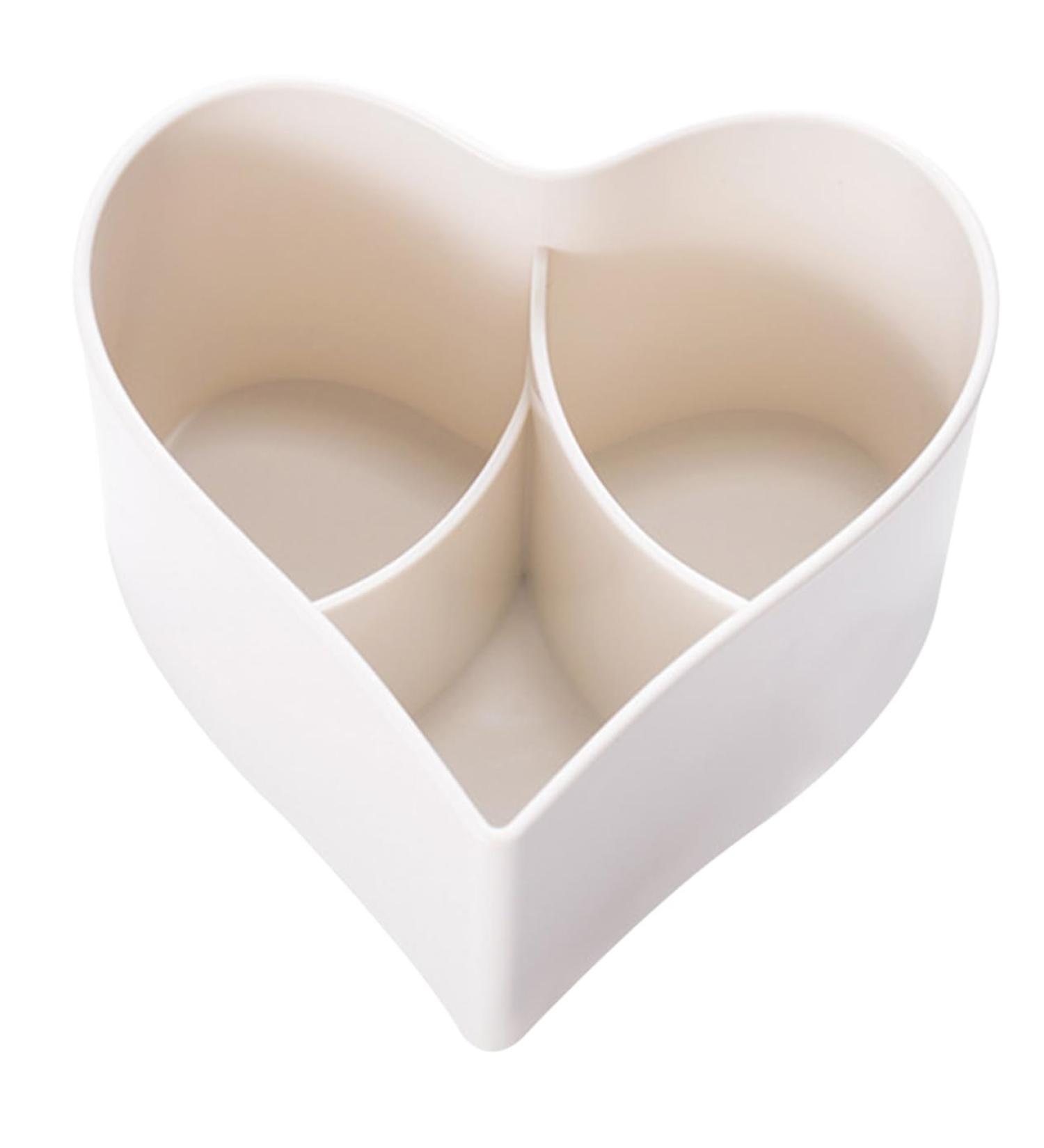 Holibanna Makeup Brush Organizer Cutlery Storage Bucket Pencil Cups for Desk Office Girl Heart Storage Rack - Buy Online on GoSupps.com