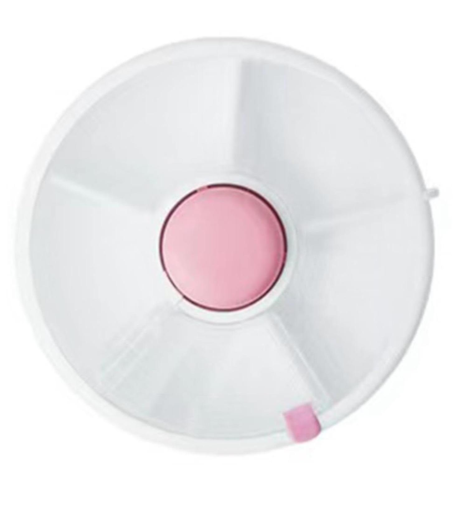 Grendly Snack Spinner for Kids - Rotatable Melonic Sweets & Seeds Organizer - Coral Pink Snack Container - Buy Online on GoSupps.com
