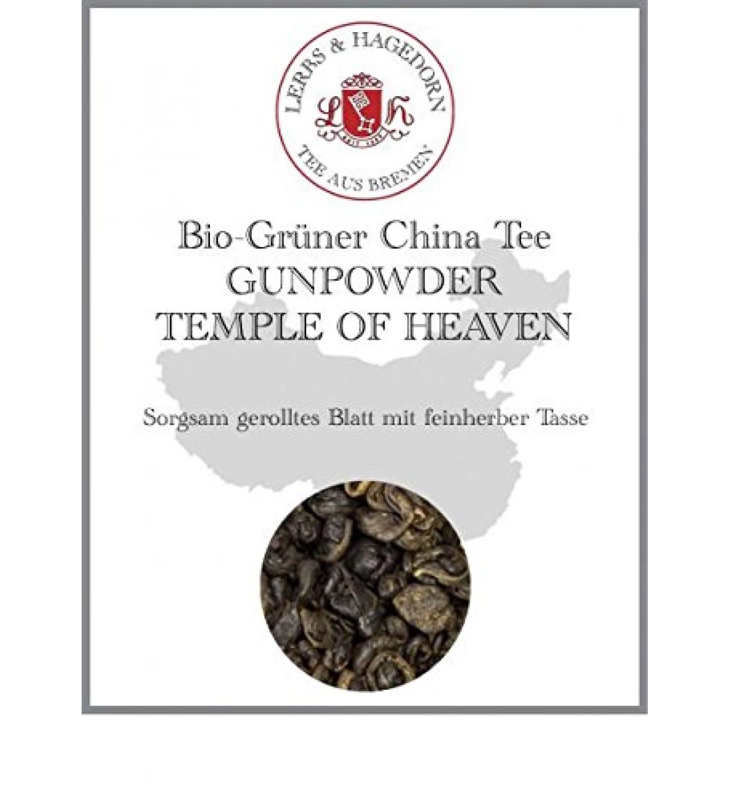  Lerbs & Hagedorn Th vert chinois bio GUNPOWDER TEMPLE OF HEAVEN 1 kg - Buy Online on GoSupps.com