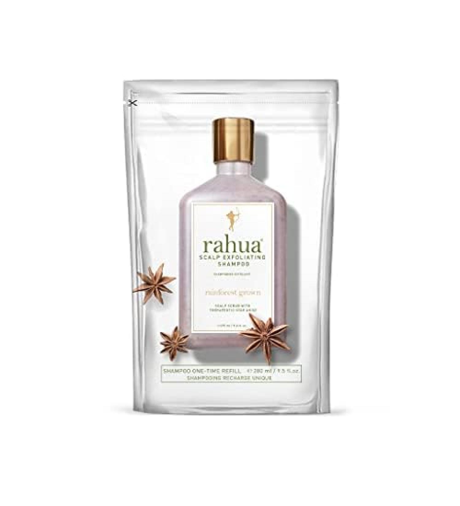 Rahua Scalp Exfoliating Shampoo Refill 9.5 Fl Oz | Gentle Plant-Powered Scrub for Healthy Hair & Scalp | Exfoliates with Star Anise & Fruit Enzymes - Buy Online on GoSupps.com